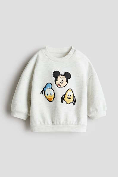 プリントデザインスウェットシャツ