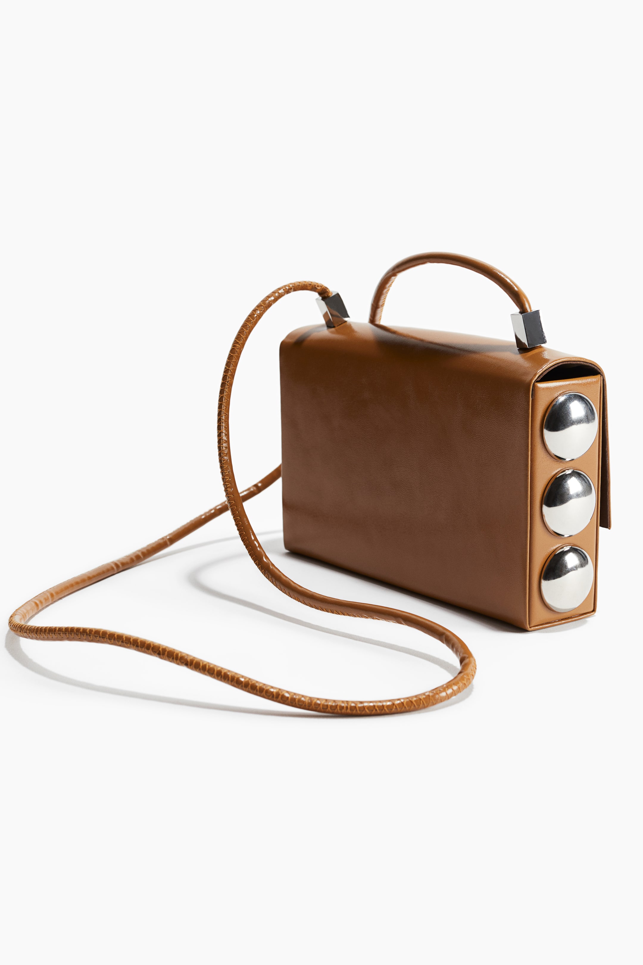 Studded phone bag - Light brown - Ladies | H&M GB 2