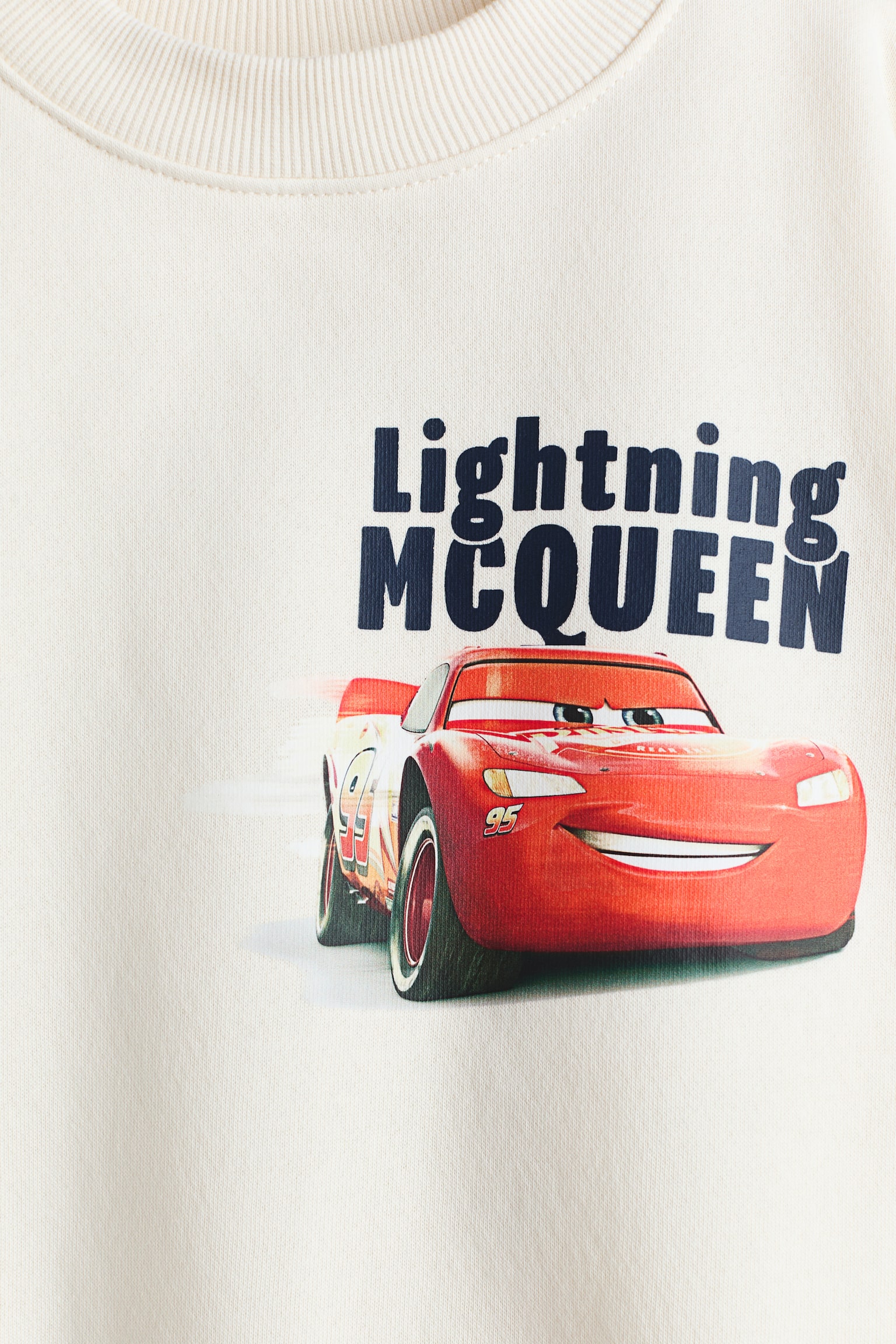 Printed sweatshirt - Cream/Cars/Navy blue/Pokémon/White/Marvel Comics/White/Minecraft/Dark grey/Jurassic Park/Light green/Minecraft/Beige/Jurassic World/Blue/Mickey Mouse/Dusty turquoise/Hot Wheels/Red/Snoopy/Blue/Bluey - 3