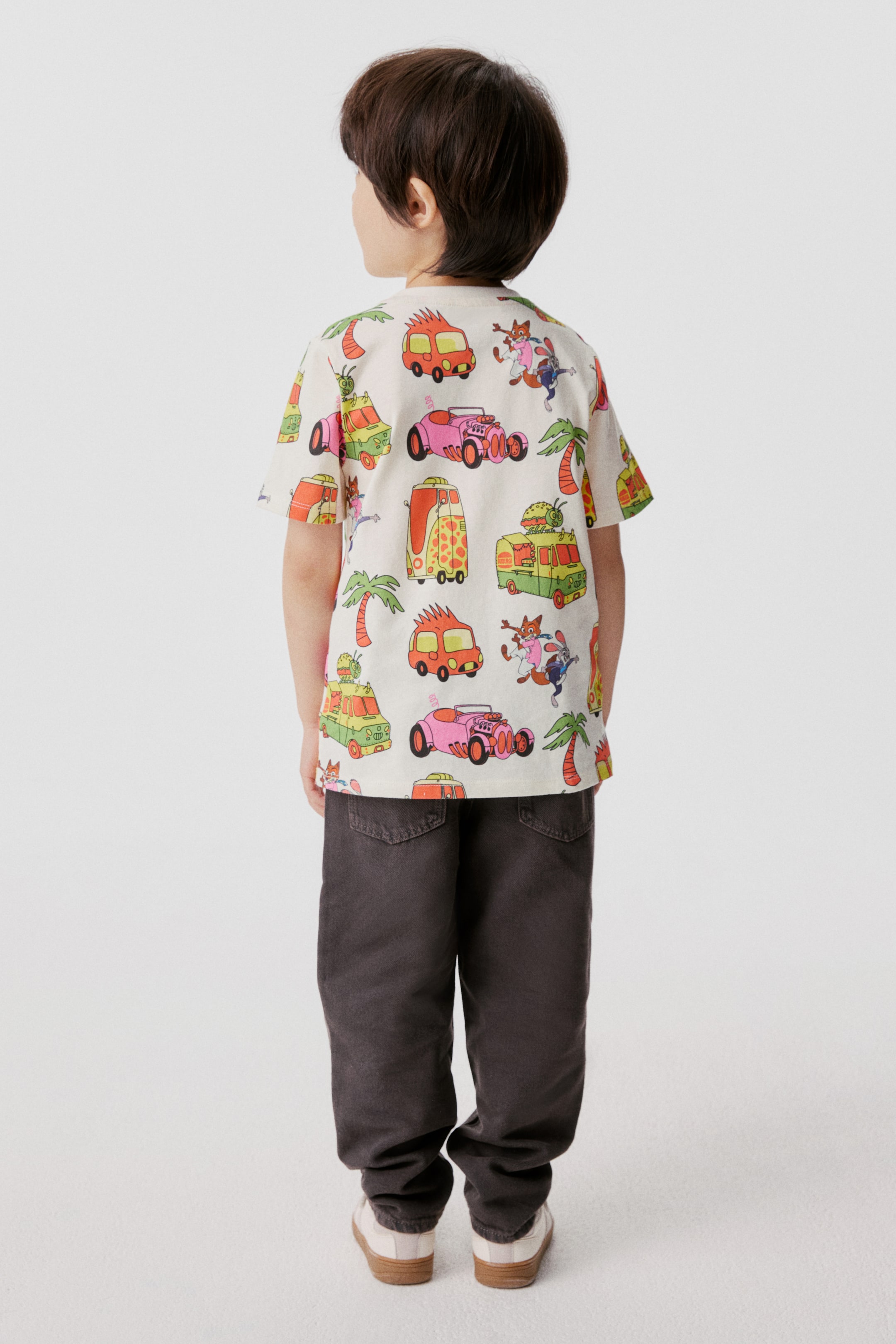 View larger image: Printed cotton T-shirt - White/Zootopia - Kids | H&M SG 3