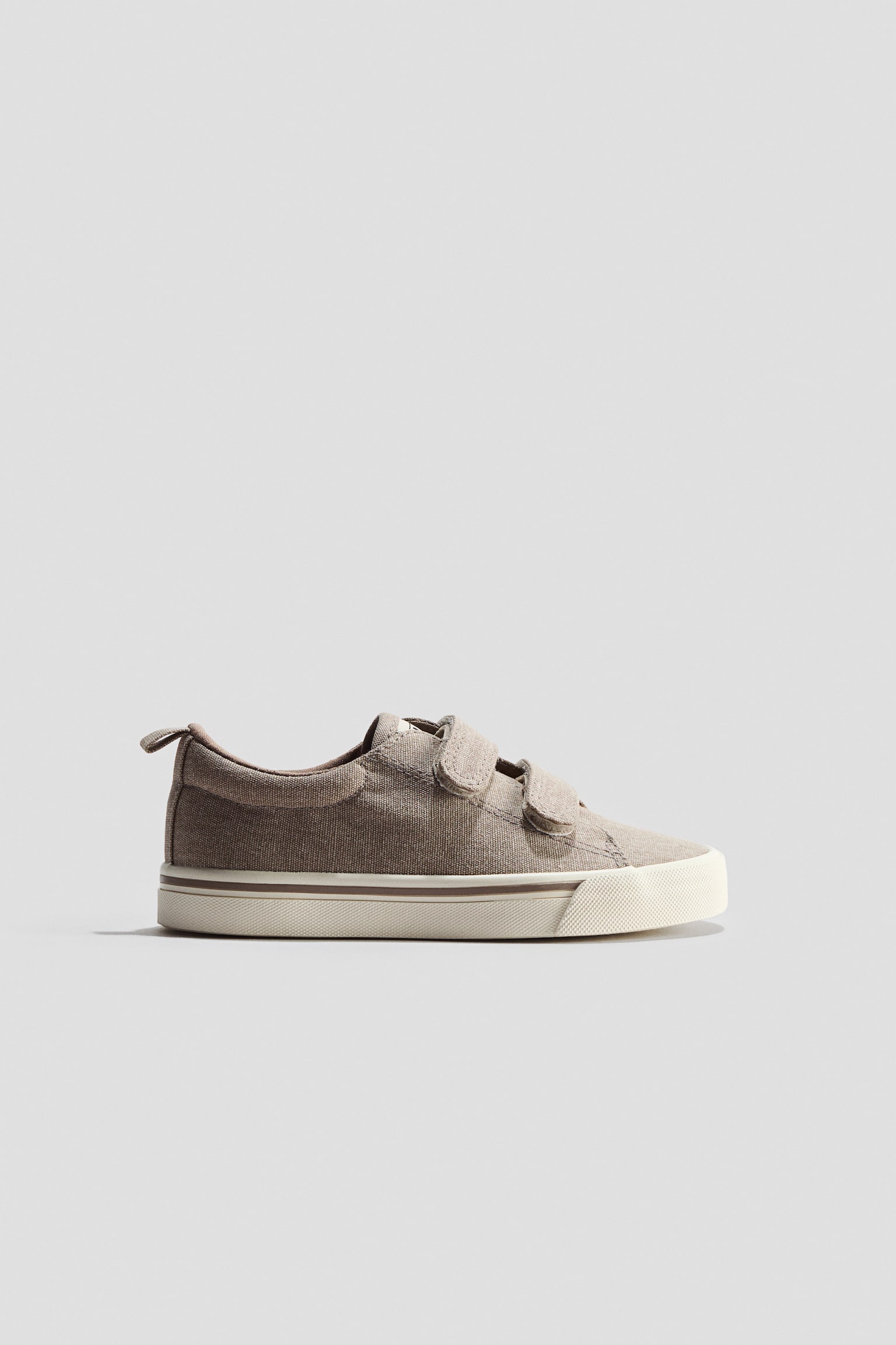 Canvas trainers - Beige/Light khaki green - 3