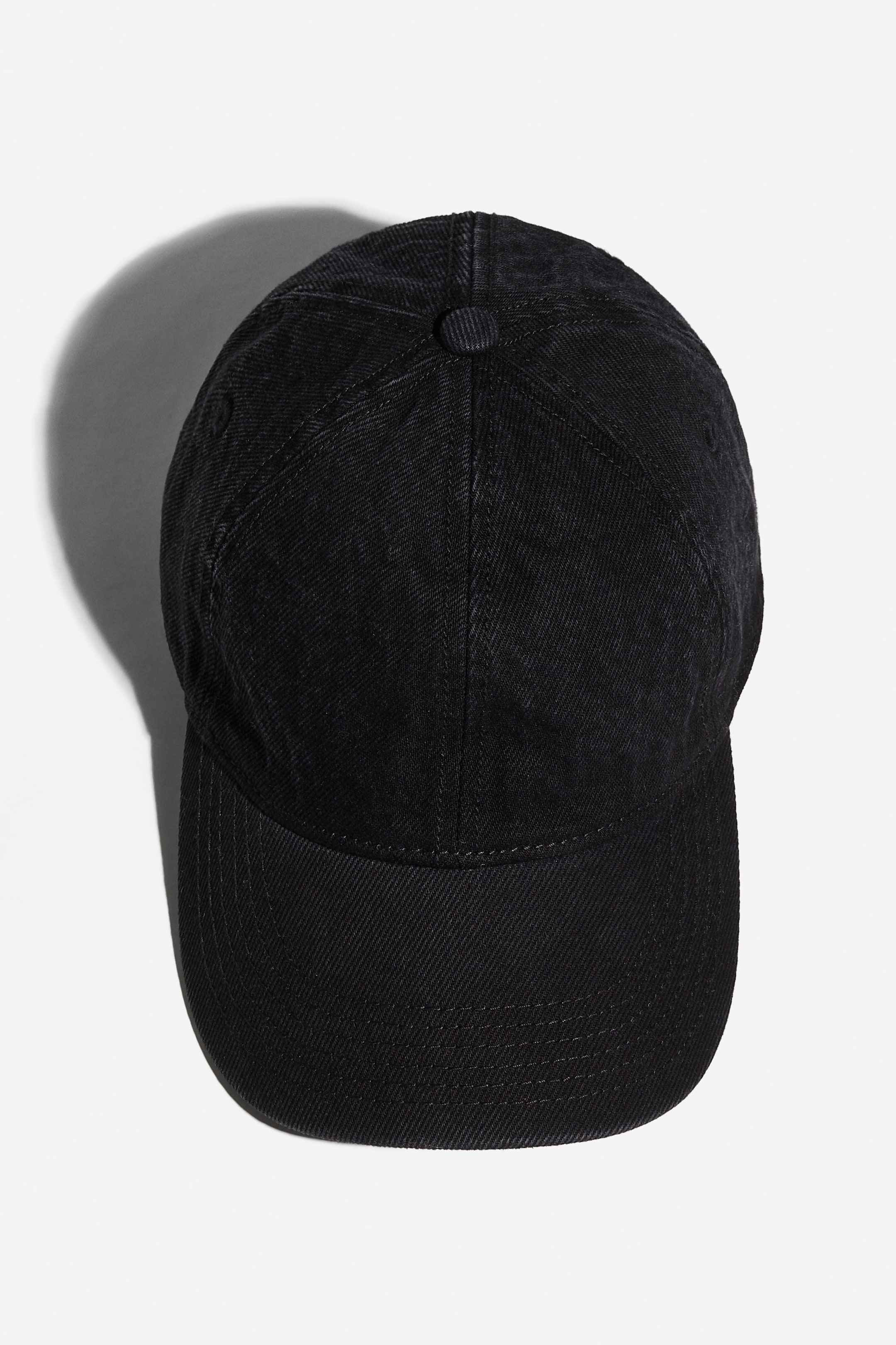 Washed-look Denim Cap