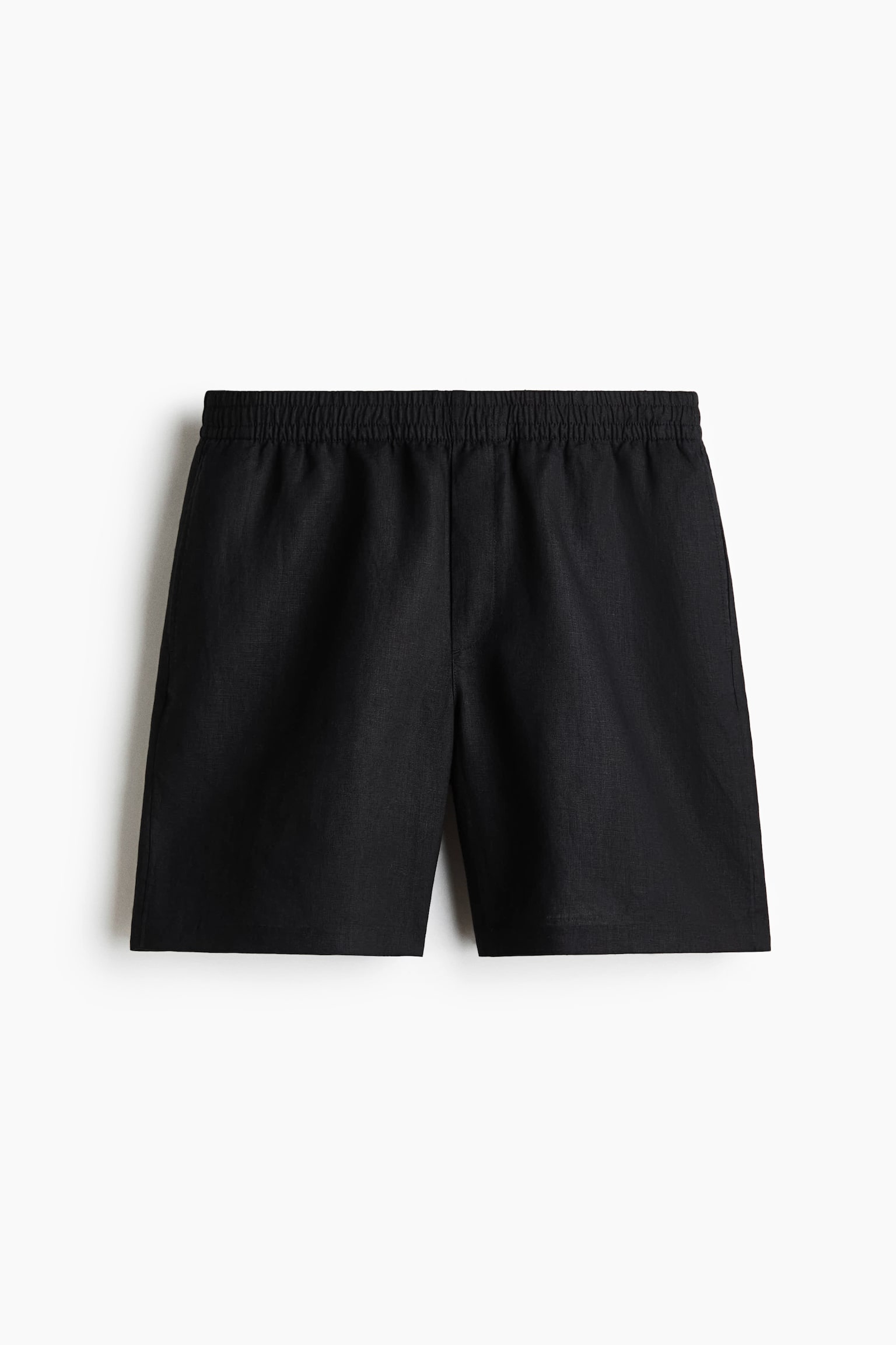 מכנסי פשתן קצרים Relaxed Fit - 2