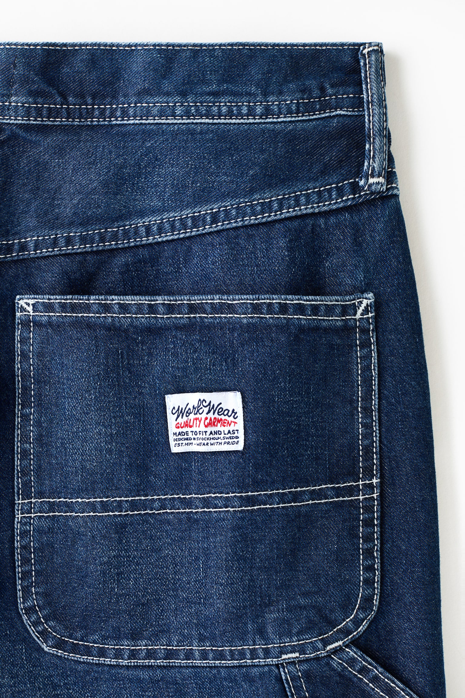 Loose Carpenter Jeans - Dark denim blue/Grey - 3