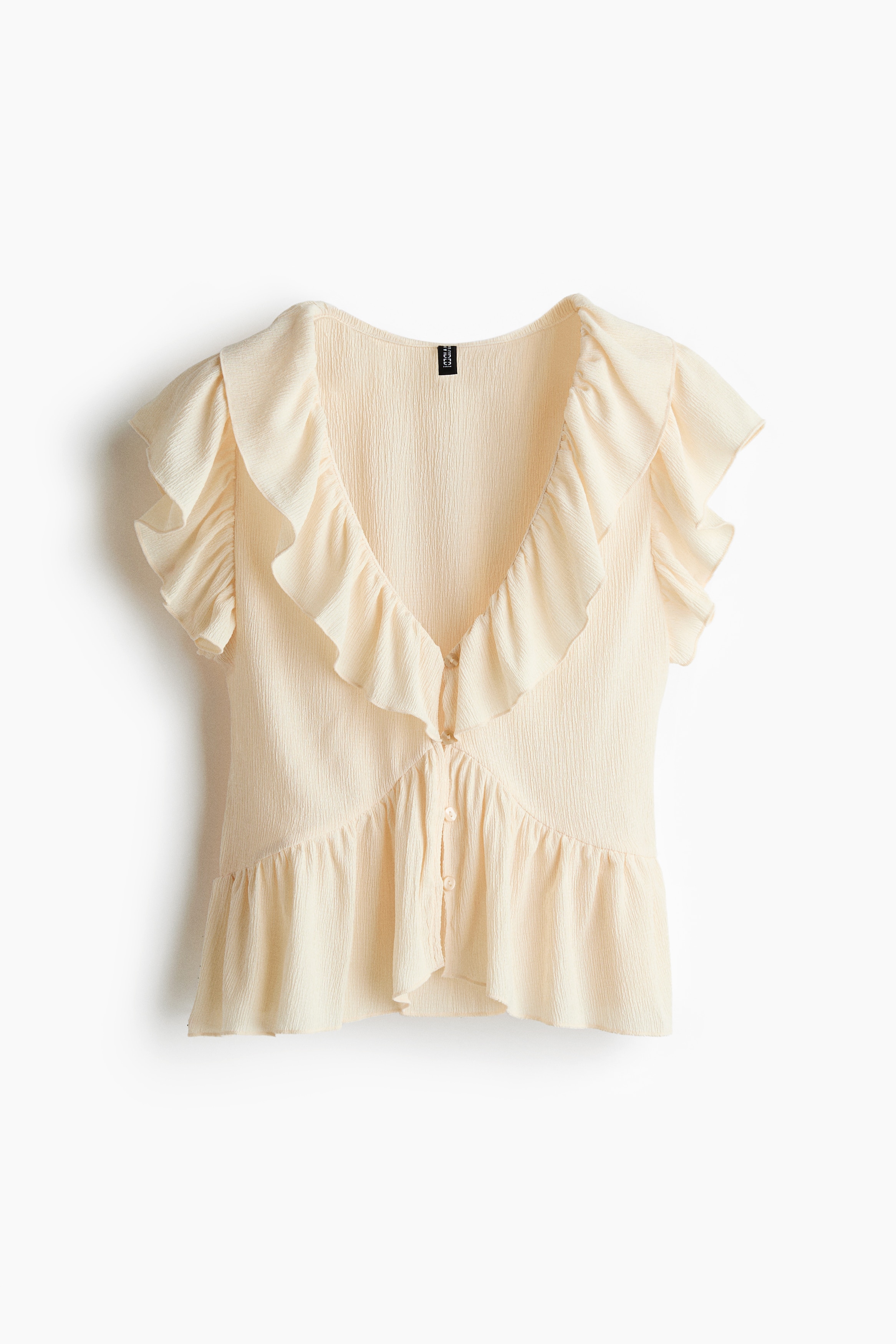 Flounce Collar Top