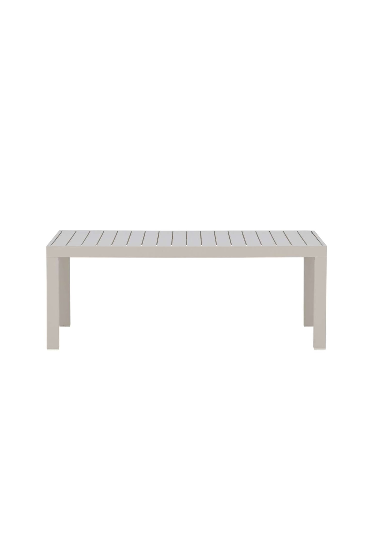 Copacabana Salontafel - Aluminium, Beige/Aluminium, Bruin - 1