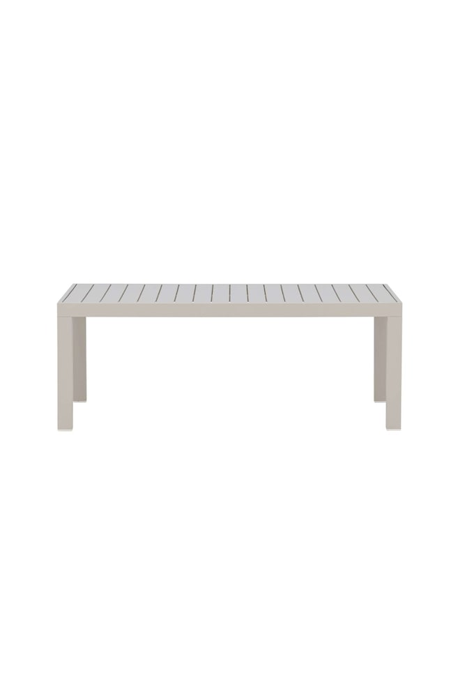 Table Basse Copacabana - Aluminium, Beige/Aluminium, Marron - 1