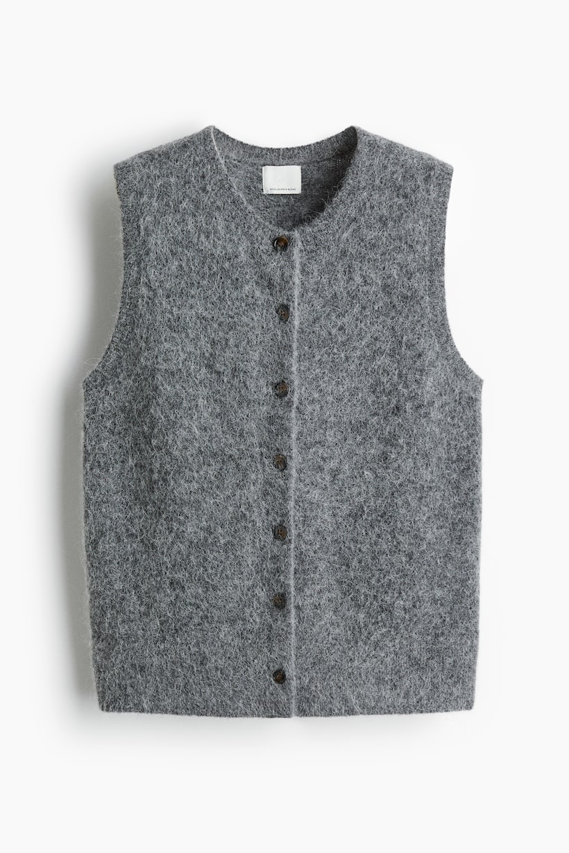 Gilet Donna Senza Maniche Dilgul - Lavorato A Maglia, Scollo A V, Invernale, Morbido E Elegante - Foto 7