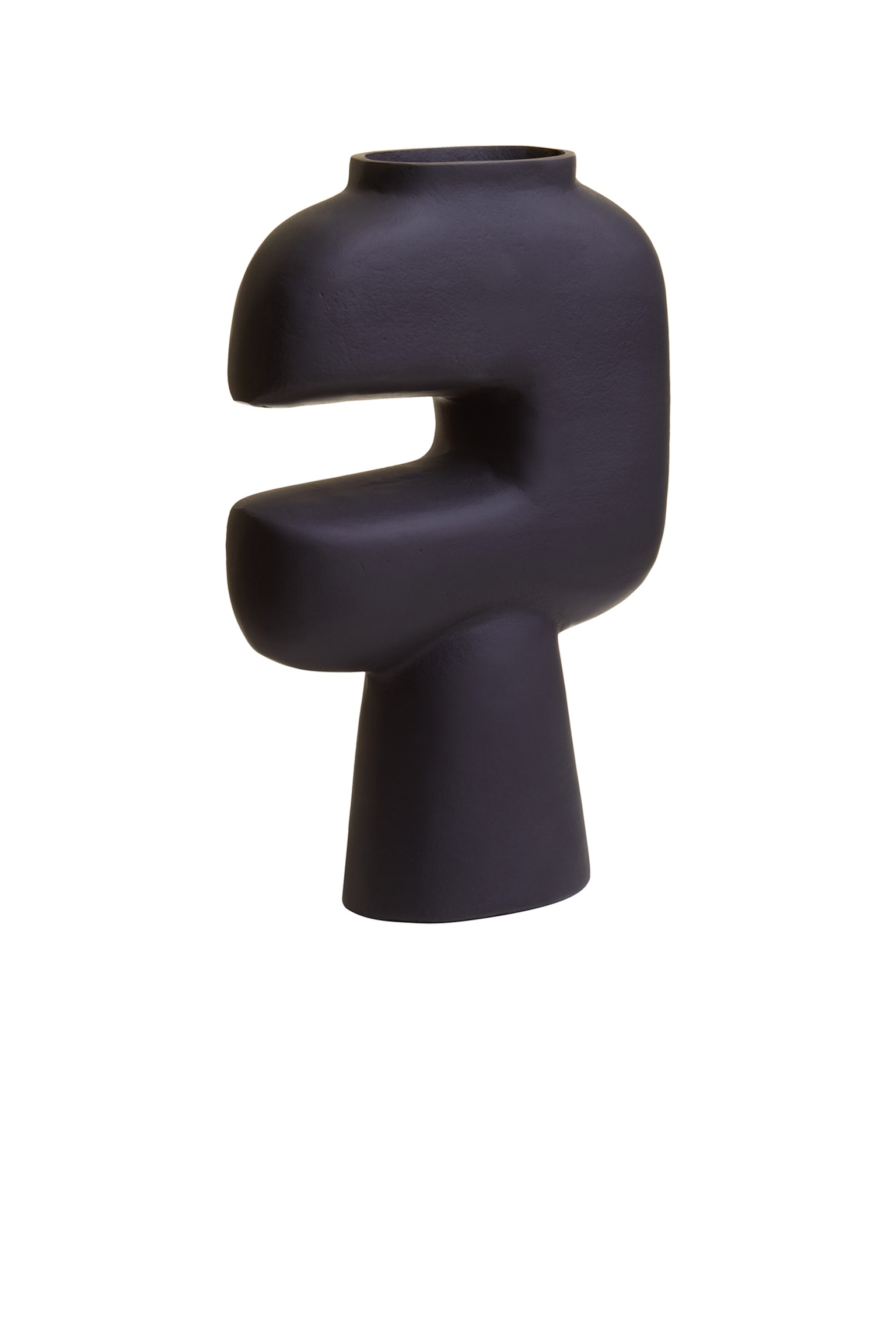 Hapax Abstract Small Vase - Black - 6