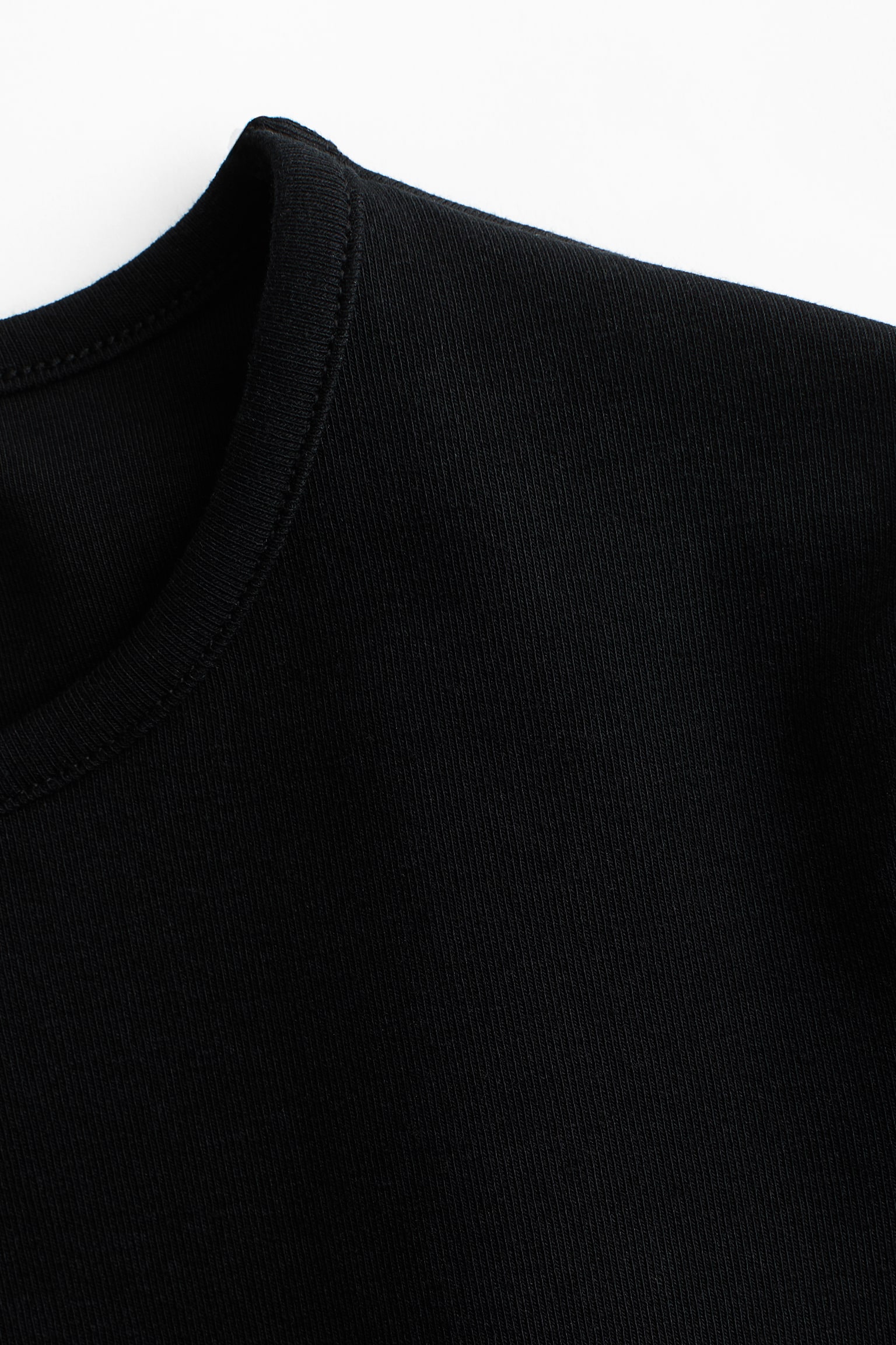 Áo thun cotton kèm áo ngực - Màu đen/Màu trắng/Màu be xám - 2