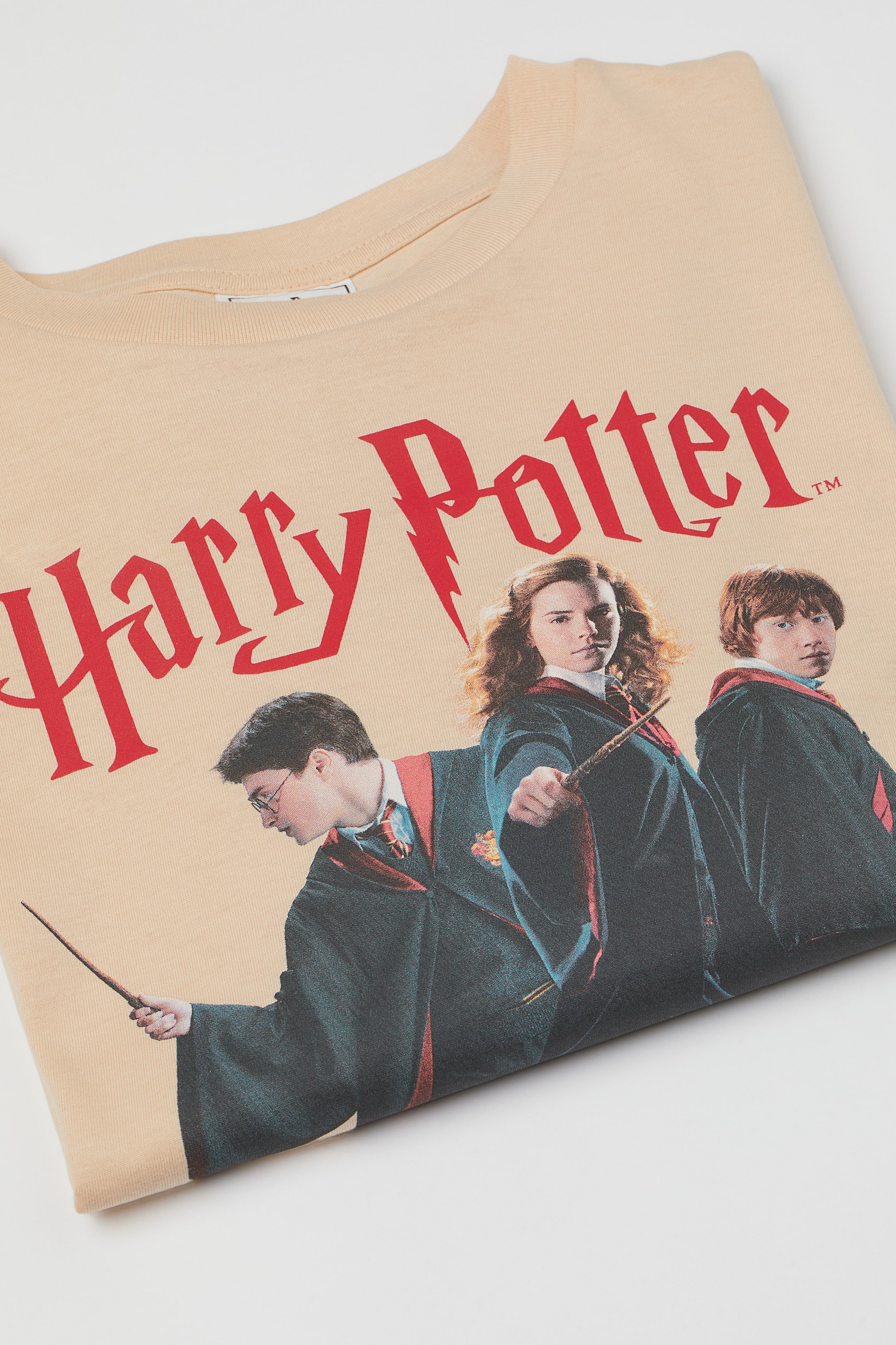 View larger image: Oversized Printed T-shirt - Beige - Kids | H&M US 2