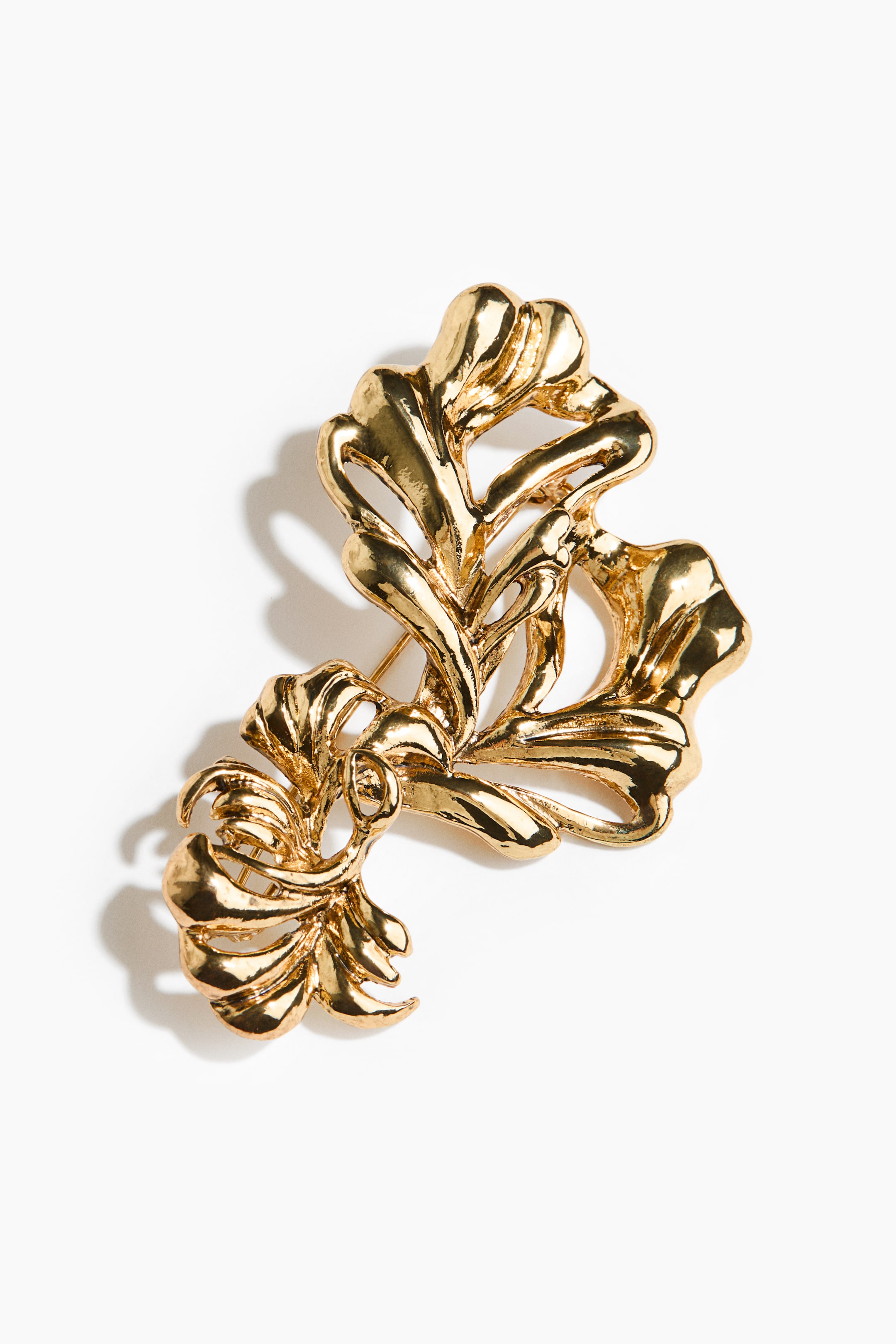 Zobrazit větší obrázek: Kovová brož - Zlatá - ŽENY | H&M CZ 2