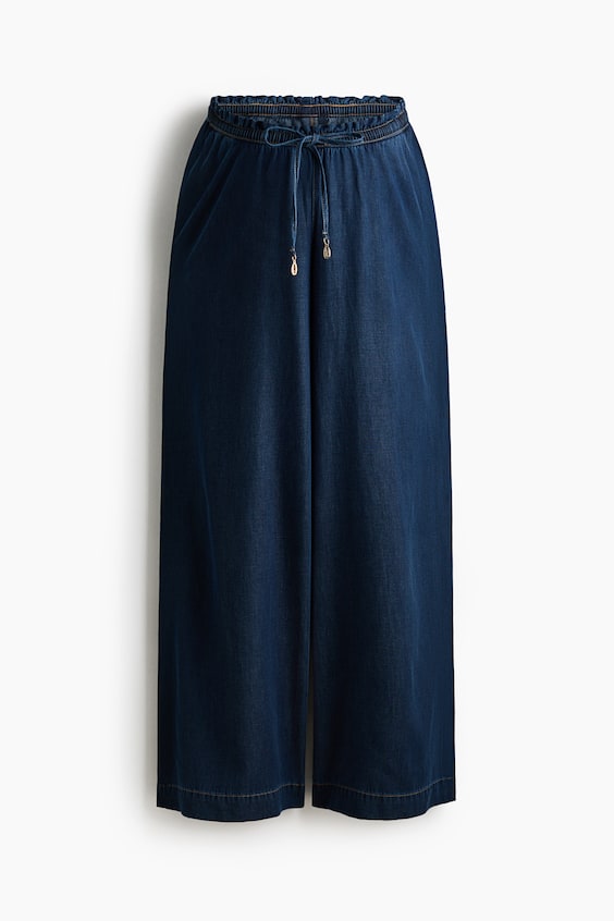 Женские сумки H&M MAMA Wide-Leg Paper-Bag Pants