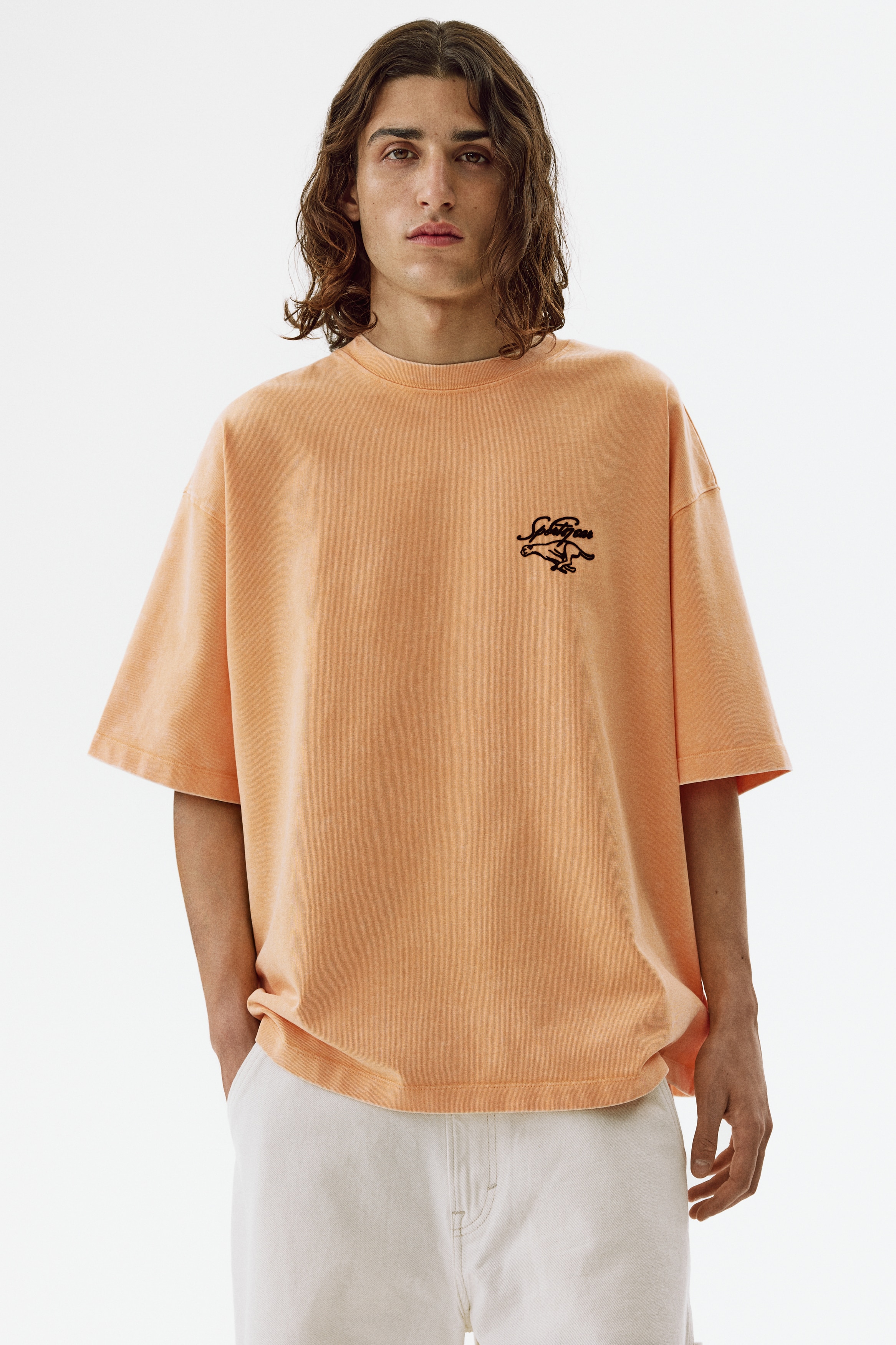 Oversized Printed Cotton T-Shirt