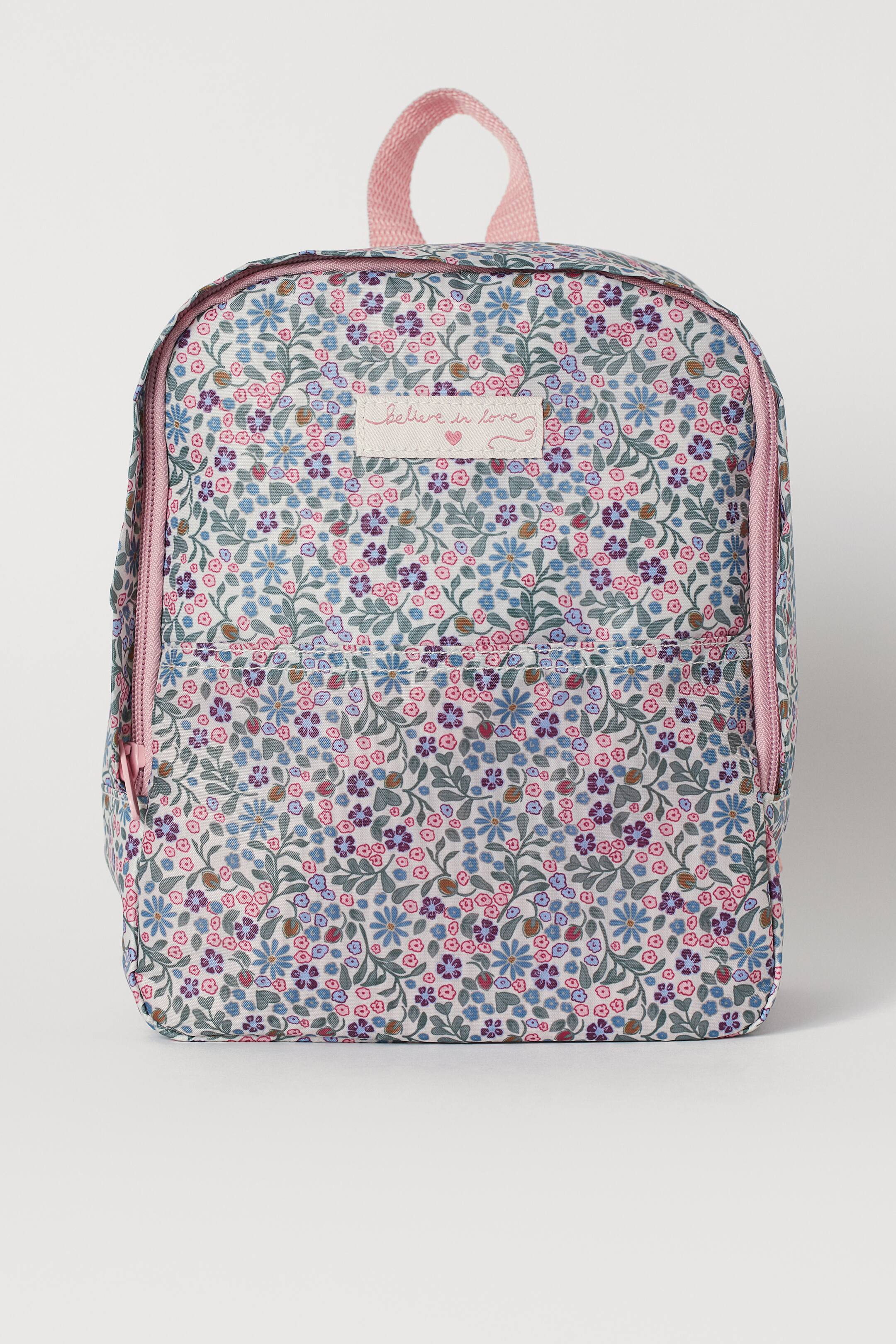 View larger image: Patterned backpack - Light pink/Floral - Kids | H&M 1