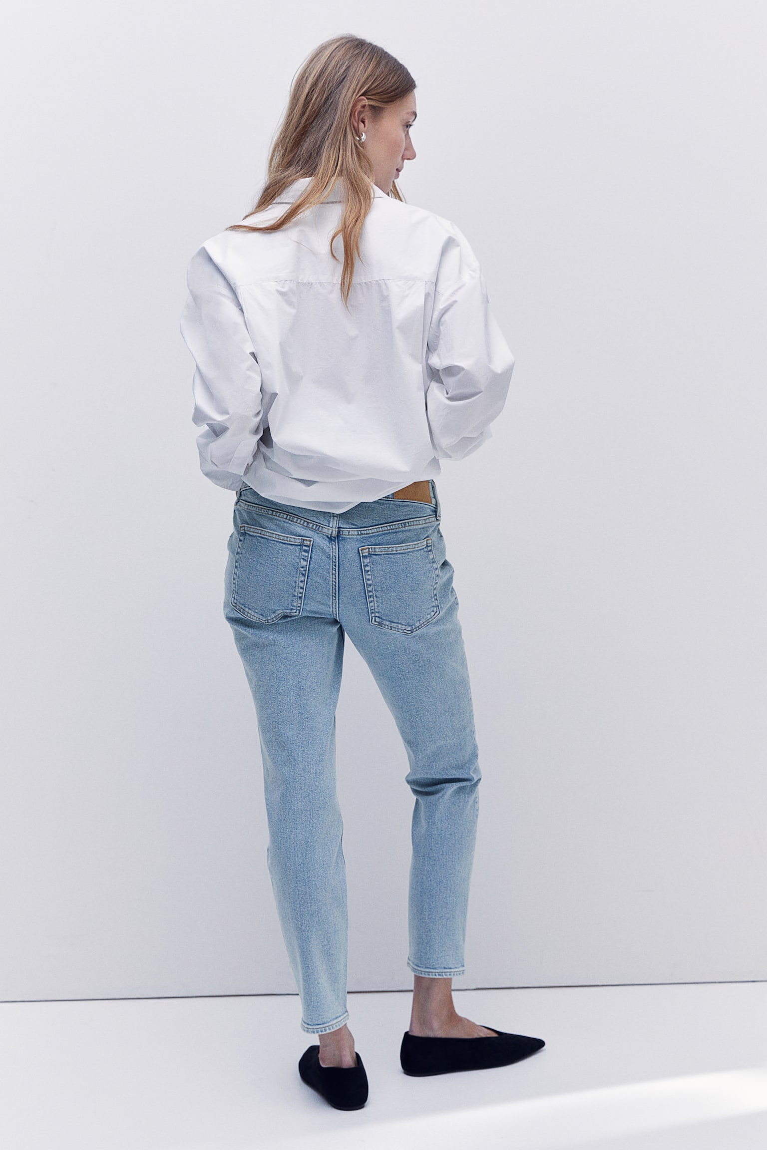 MAMA Slim Ankle Jeans - Light denim blue/Black/Washed out/Medium denim blue/White/Light pink/Denim blue - 6