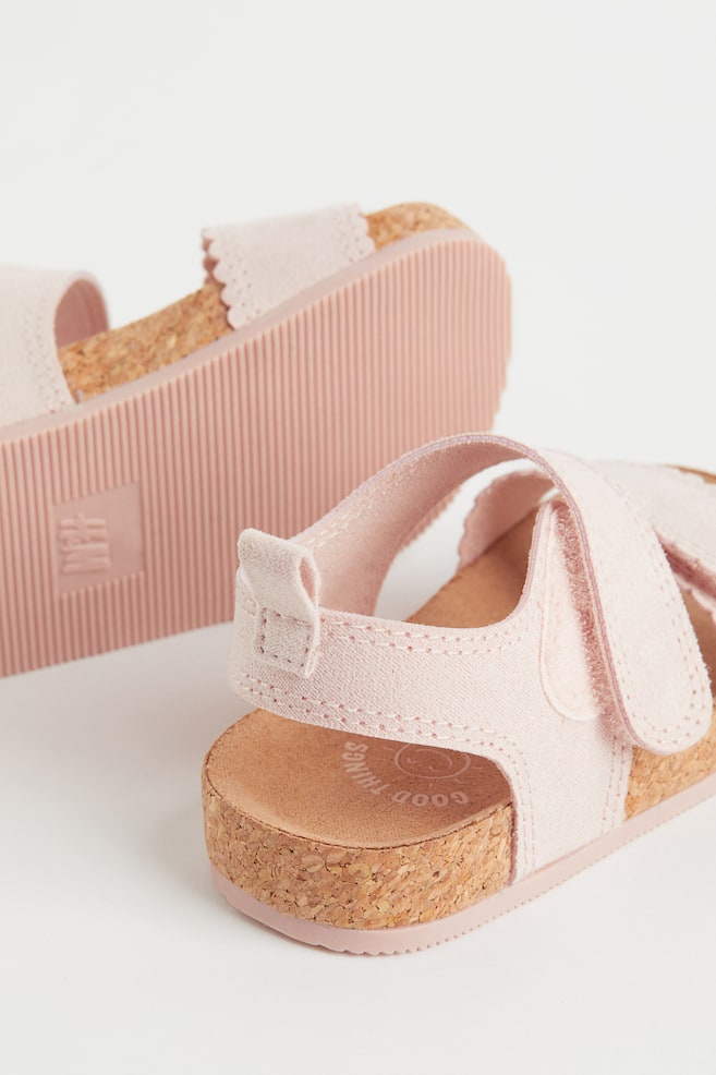 Sandals - Powder pink/Light brown/Cream/Light pink/Block-coloured/dc/dc - 3