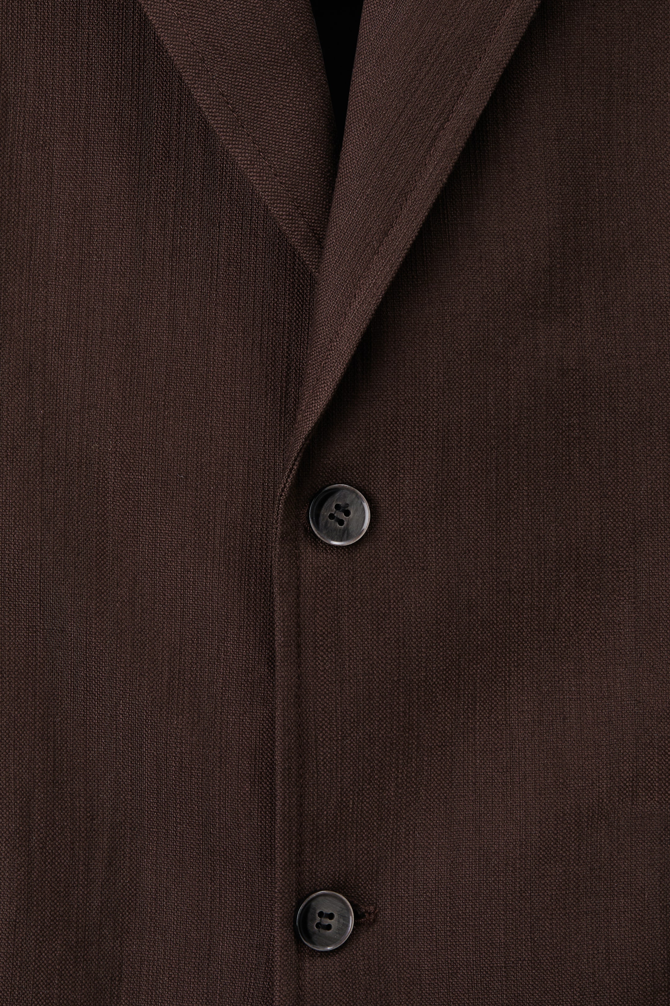 Relaxed-Fit Single-Breasted Linen Jacket