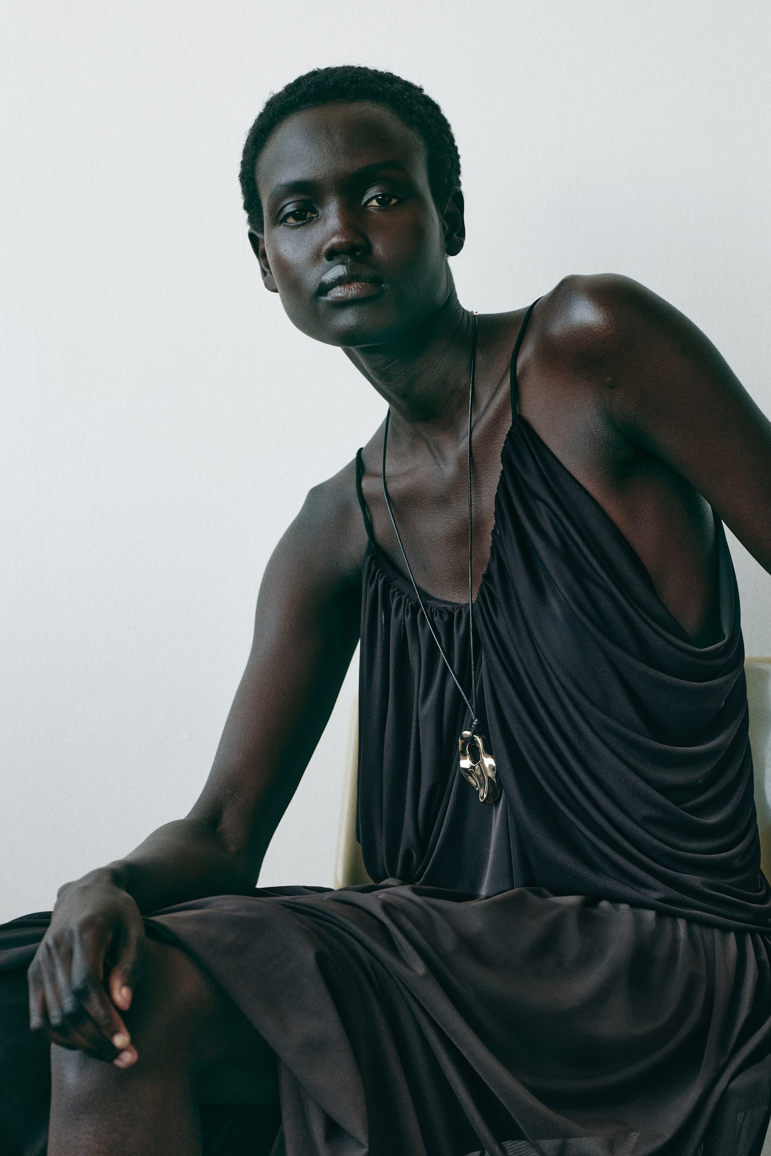 Draped strappy top - 4