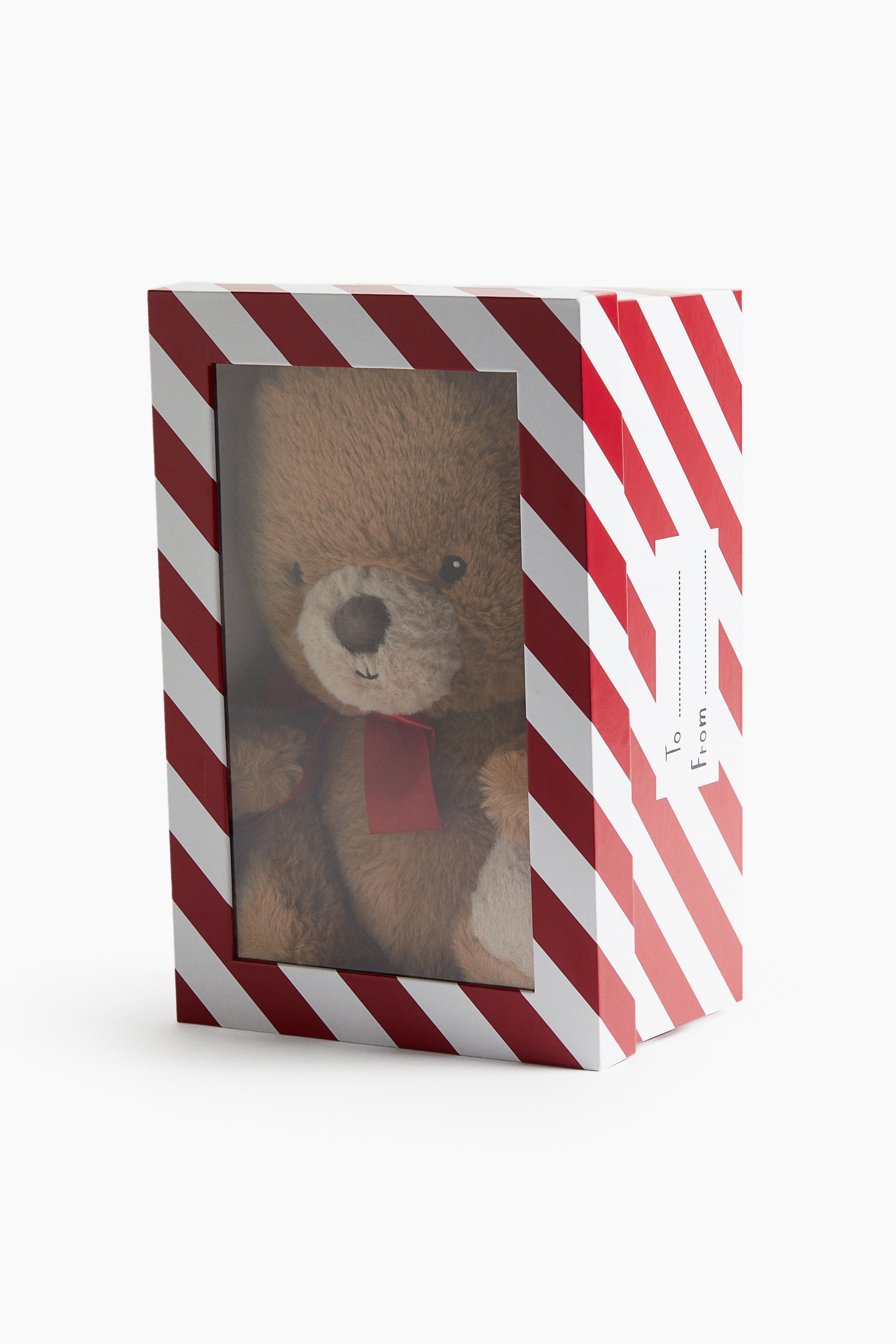 Boîte-cadeau peluche - Brun