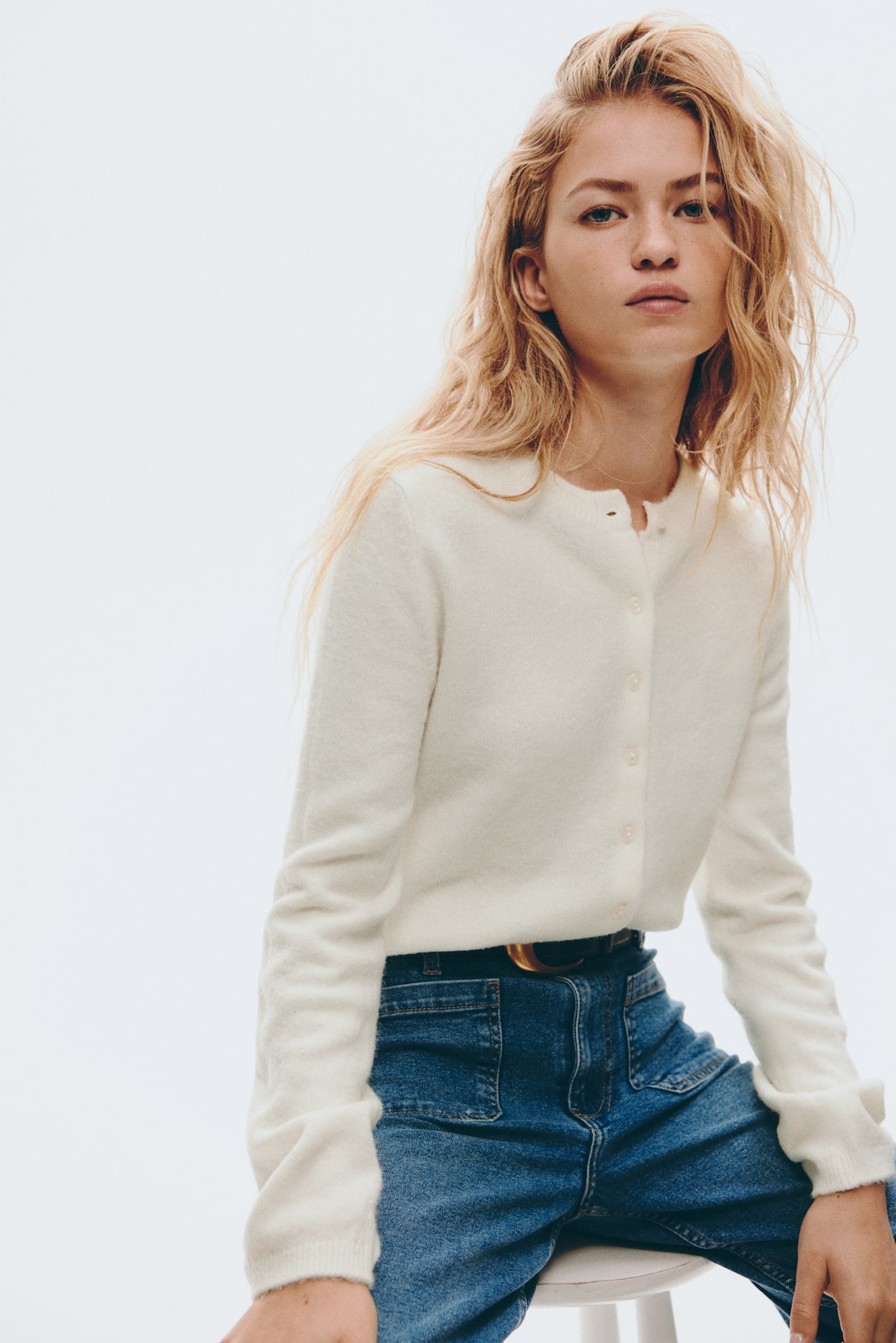 Fine-Knit Cardigan - image 5