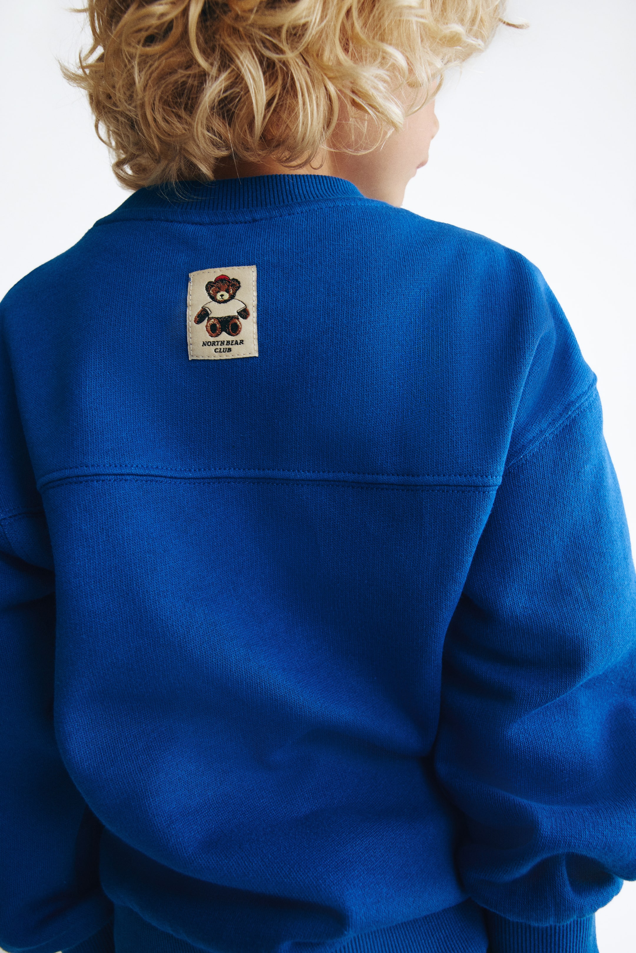 Детские худи H&M Brushed-Inside Sweatshirt with Printed Motif — фото 3
