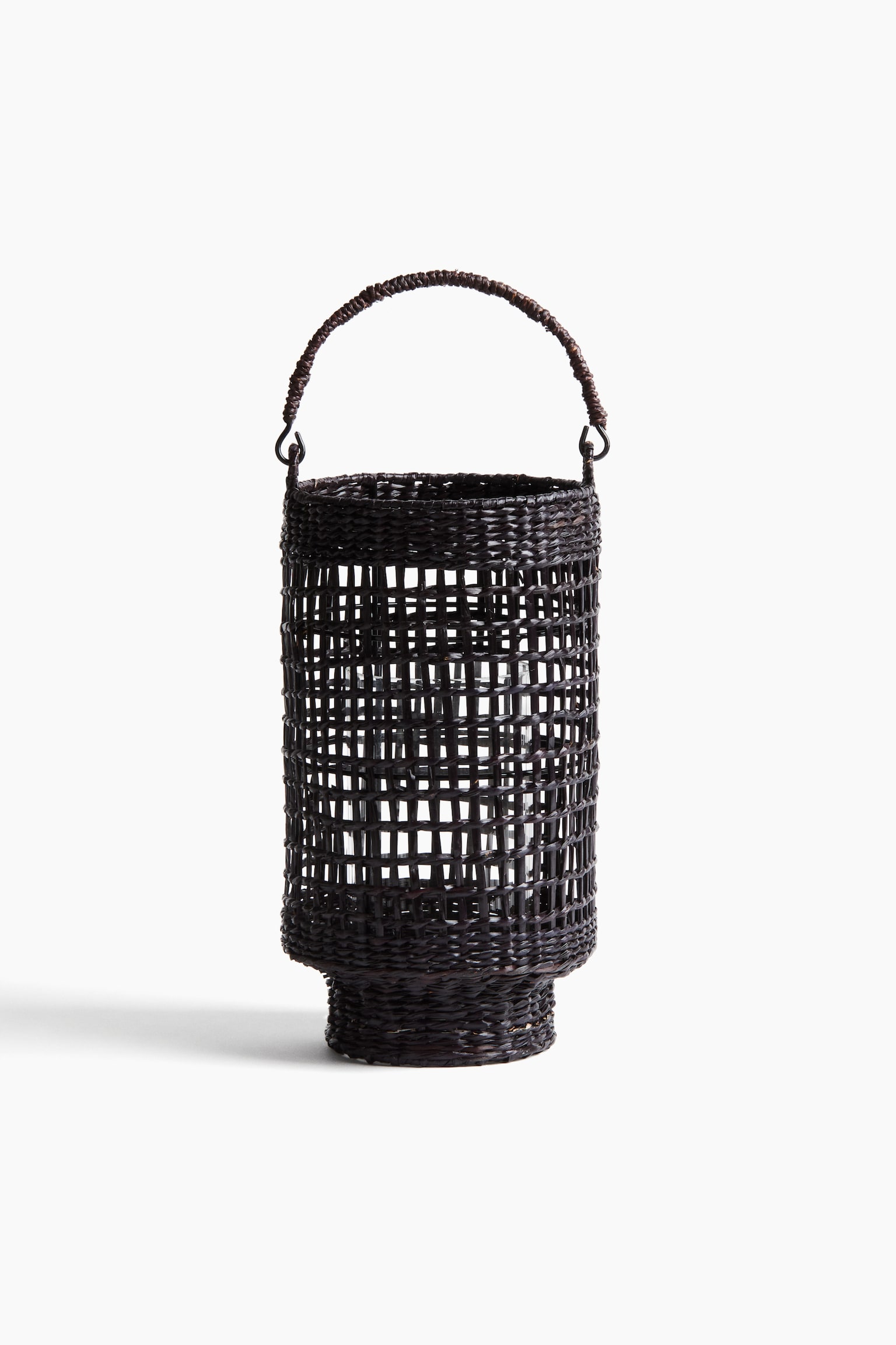 Large seagrass lantern-Dark brown - 1