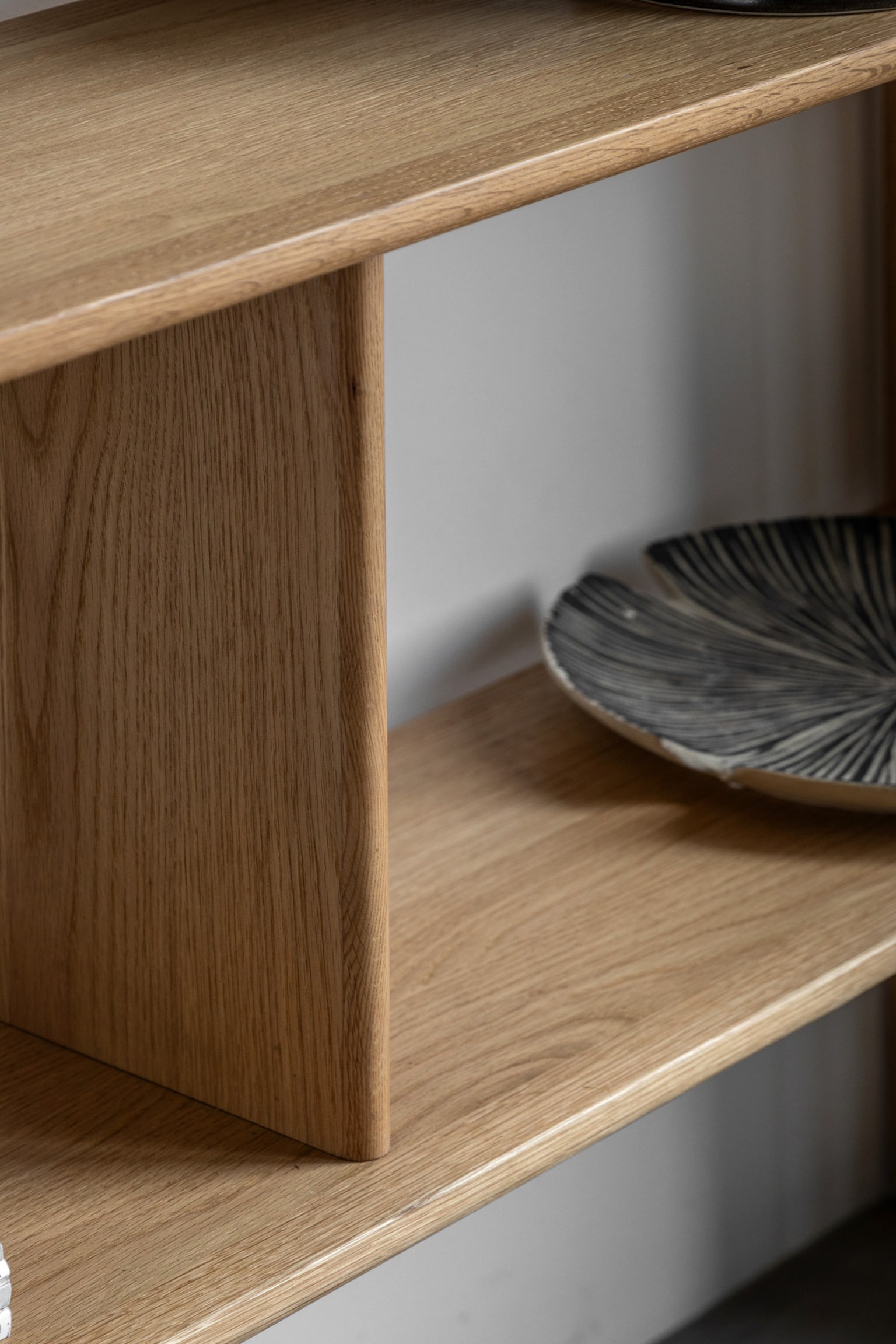 Wooden Display Shelves - Wide - Natural - 6