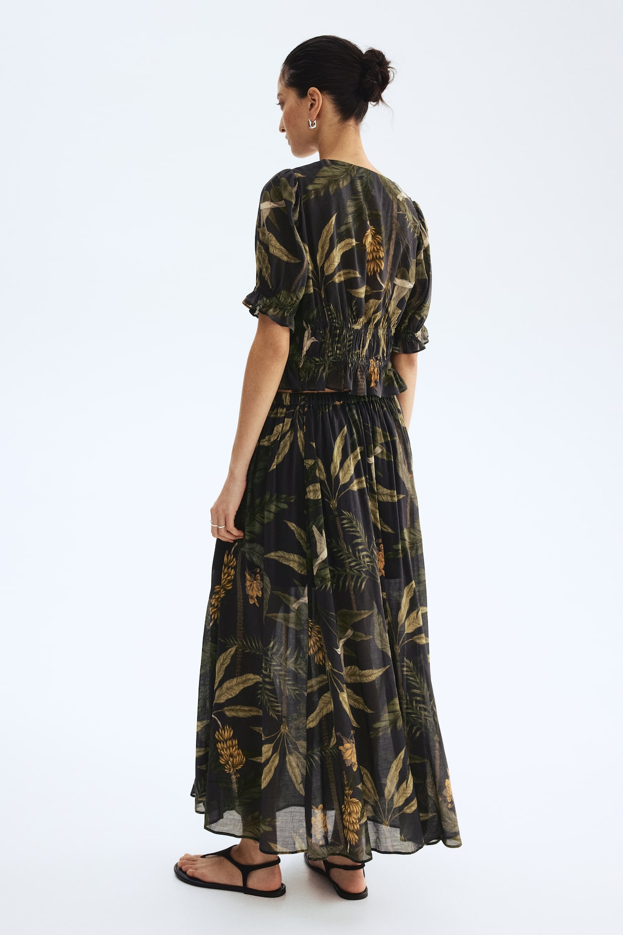 Viscose-Blend Gathered Top - image 5