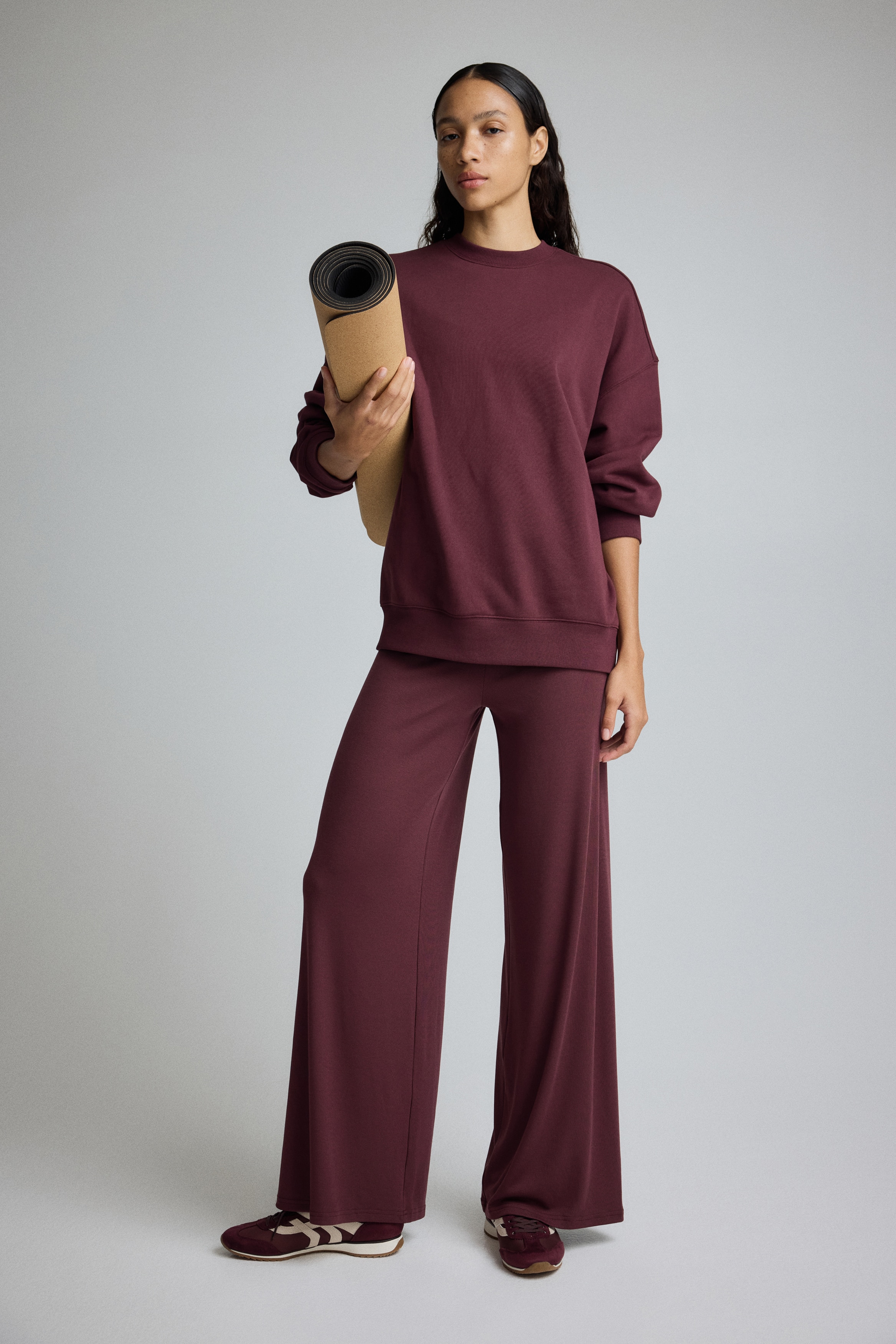 Sweat de sport - Bordeaux clair/Marron chaud/Beige foncé/Gris/Active Sports Club