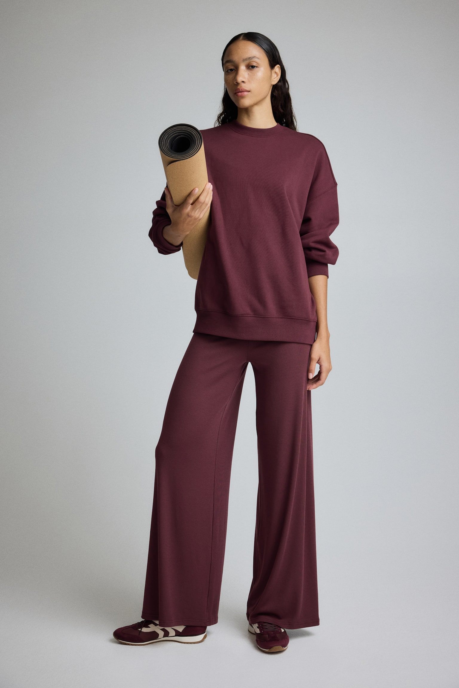 Sports sweatshirt - Light burgundy/Dark beige/Grey/Active Sports Club/Warm brown - 1