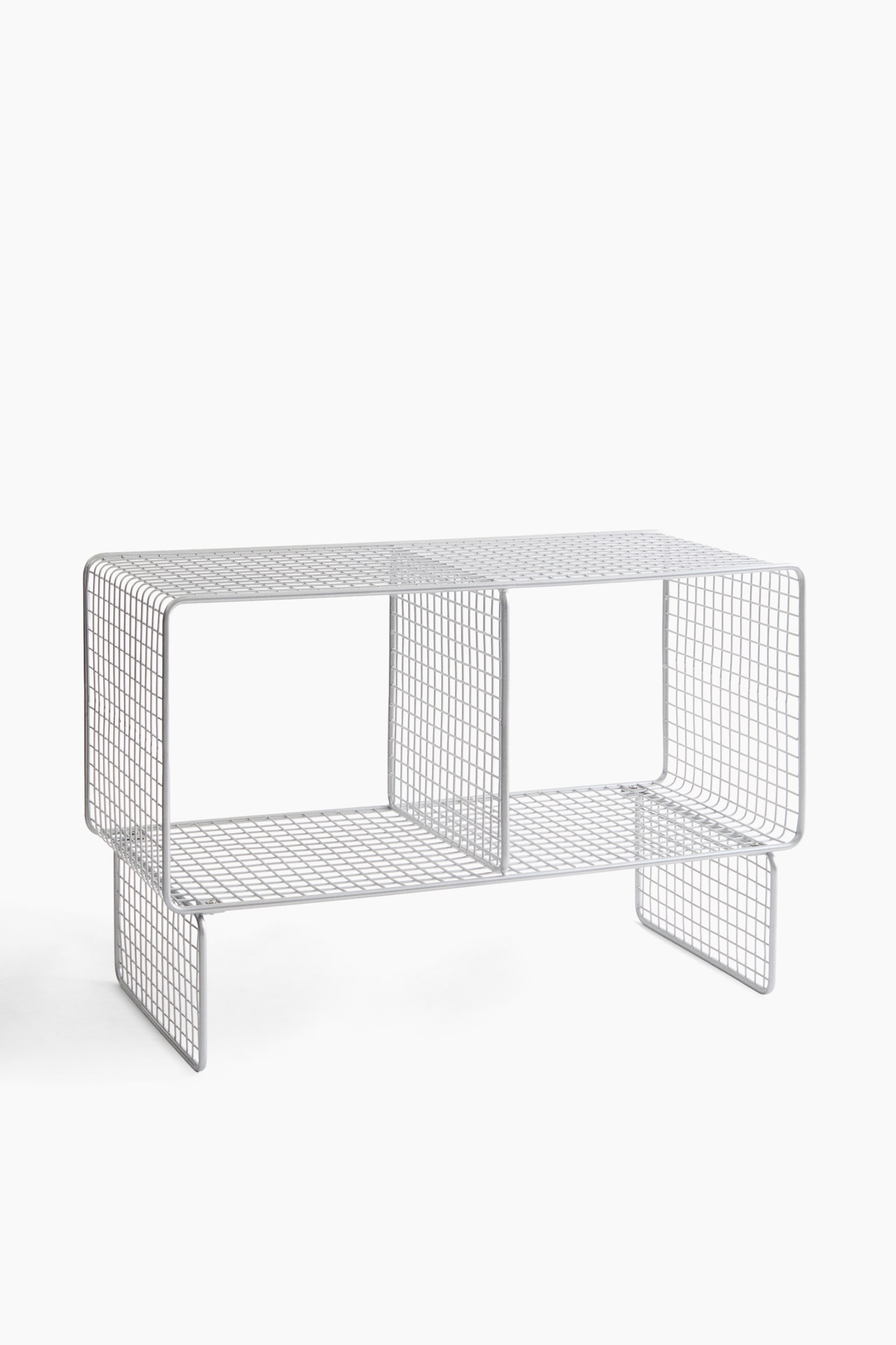 Metal wire cabinet - Silver-coloured - 3