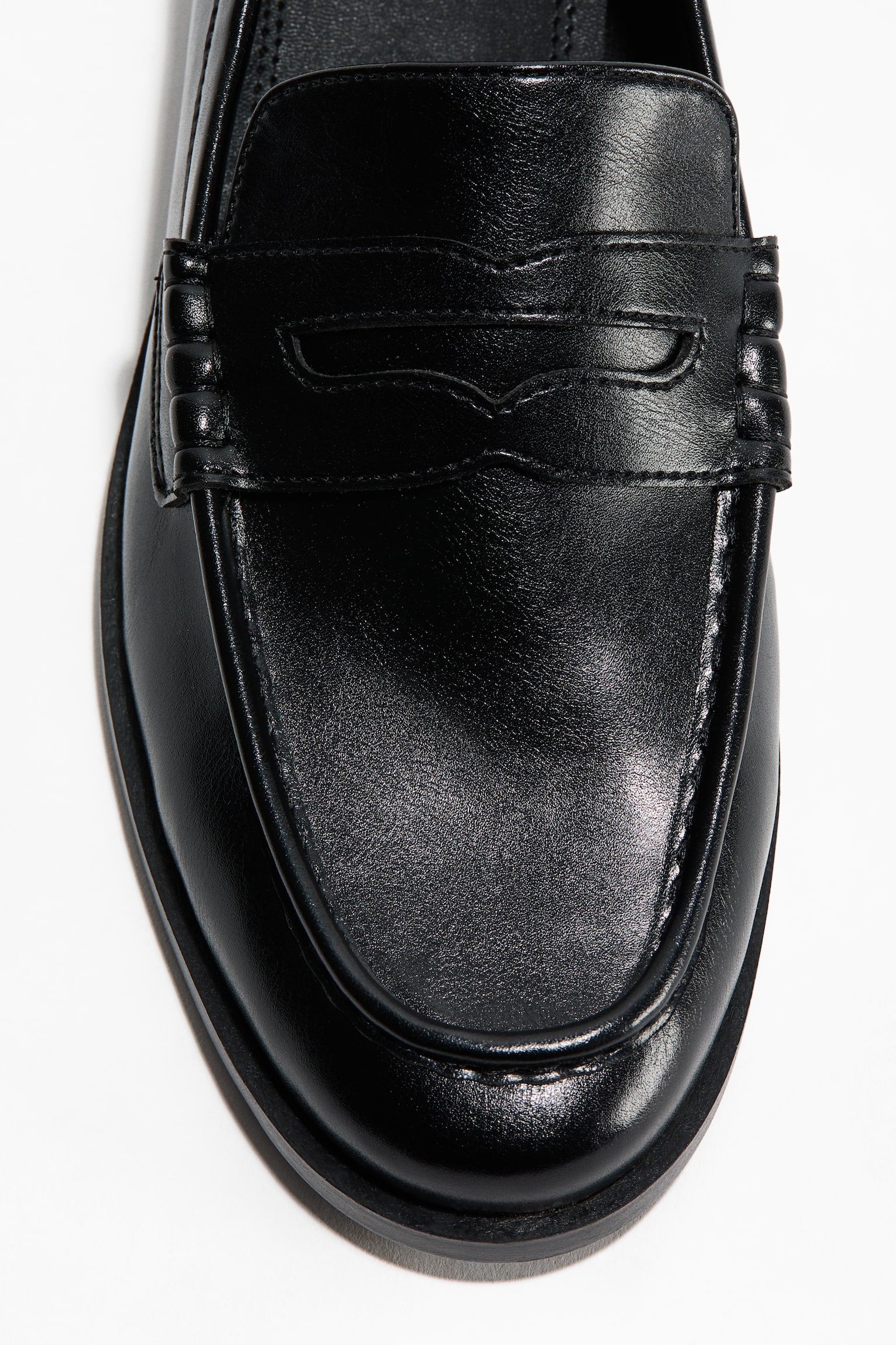 Loafers - Dark brown/Crocodile pattern/Black - 6