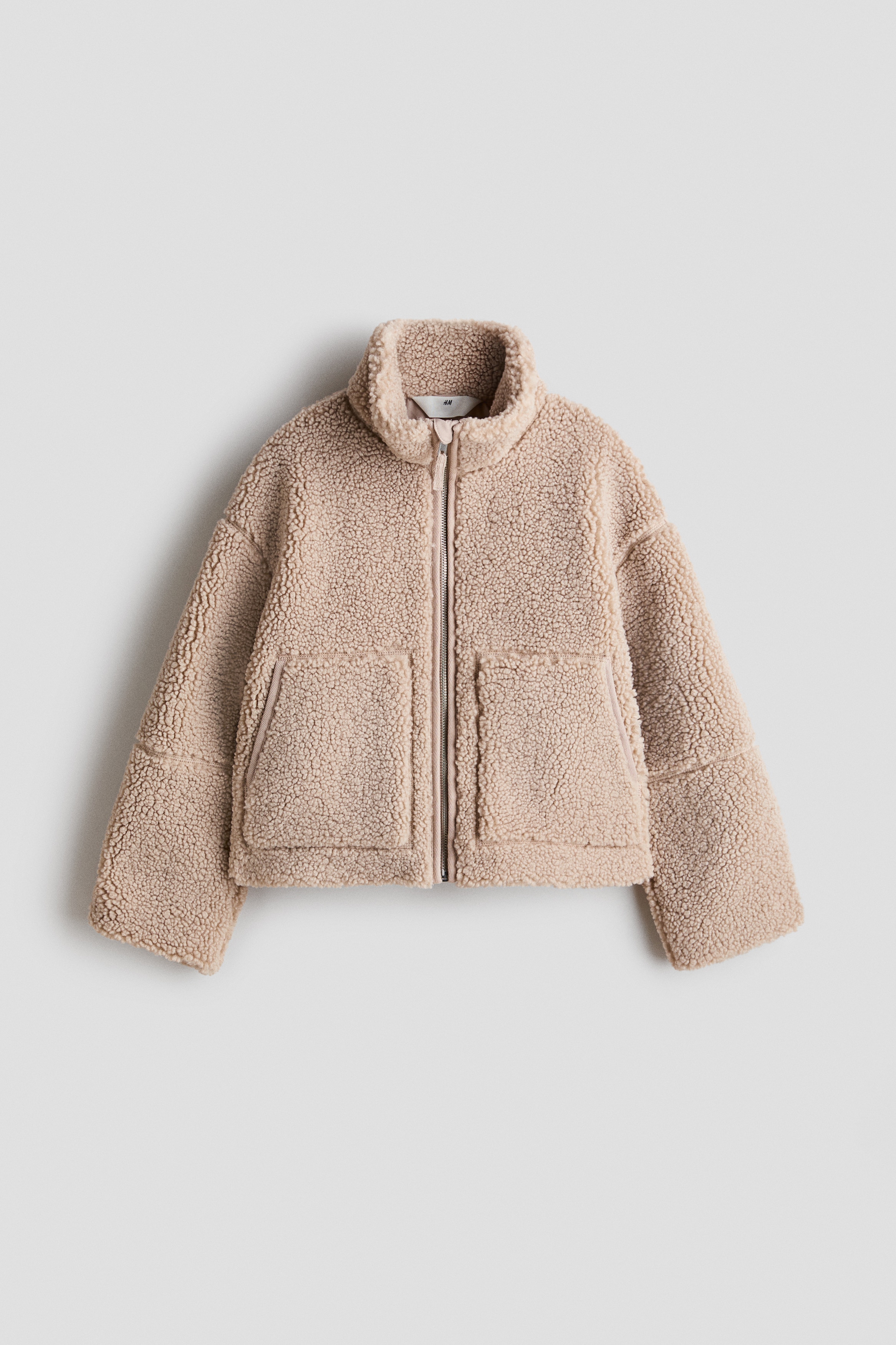 H & M - Jacke aus Teddyfleece - Braun - Kinder