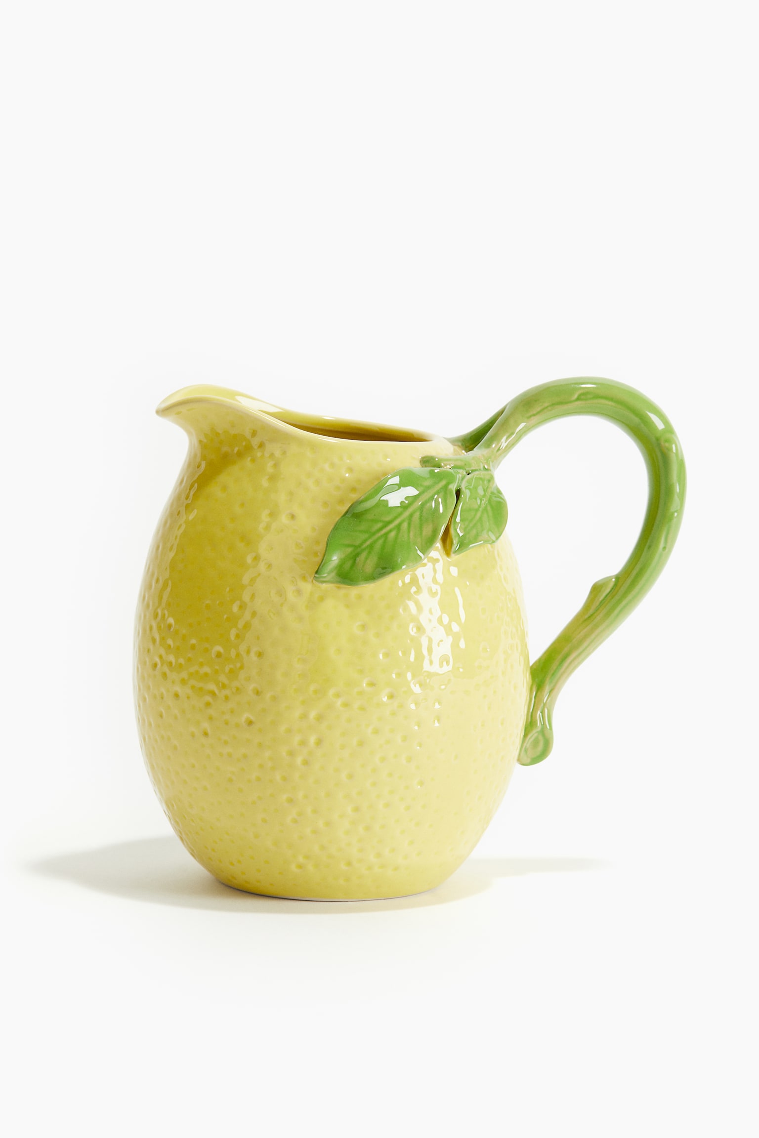 Lemon-shaped stoneware jug - Yellow - 1