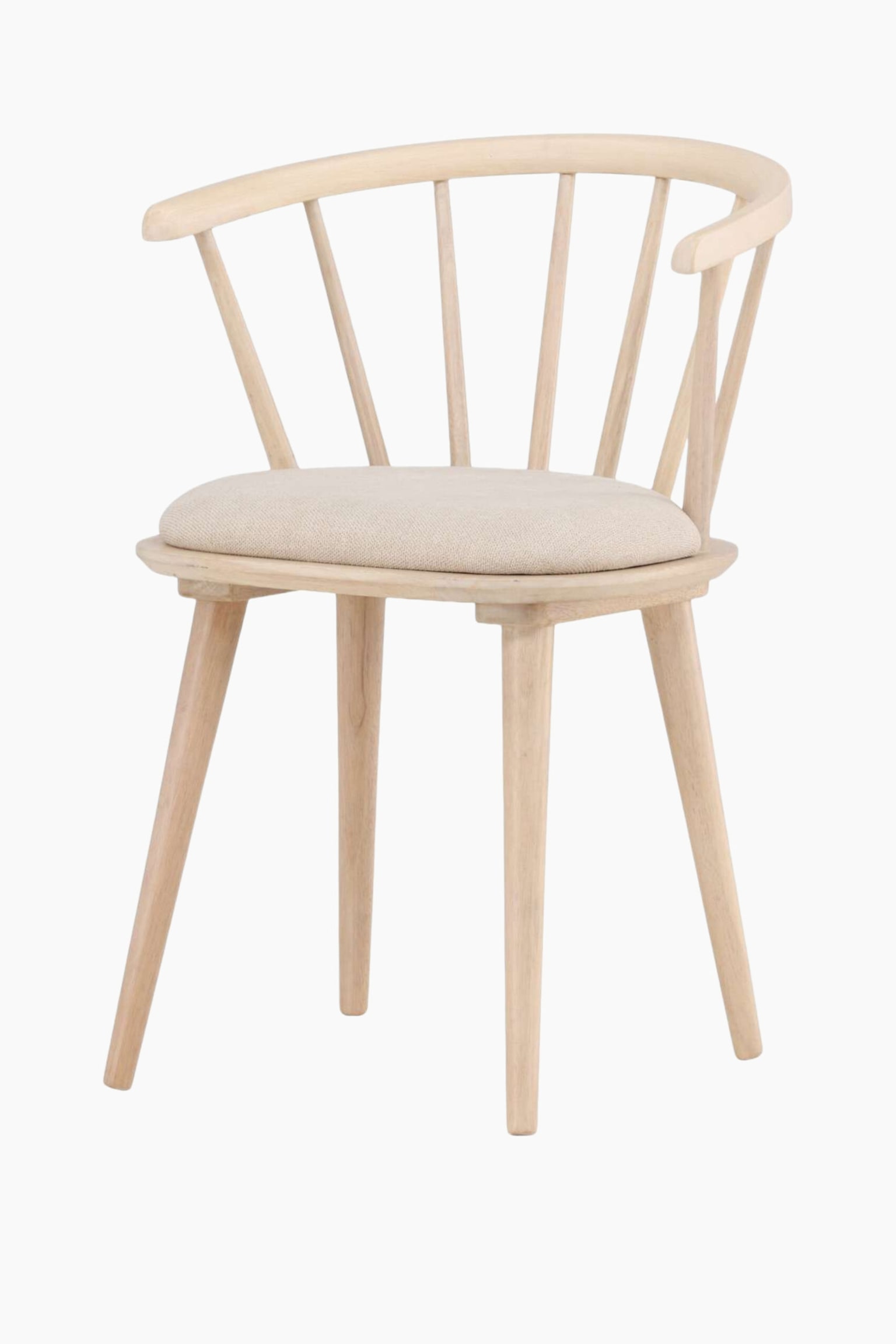 Bobby Dining Chair 2-pack - Kumipuu, Valkopesu/Kumipuu, Musta - 3