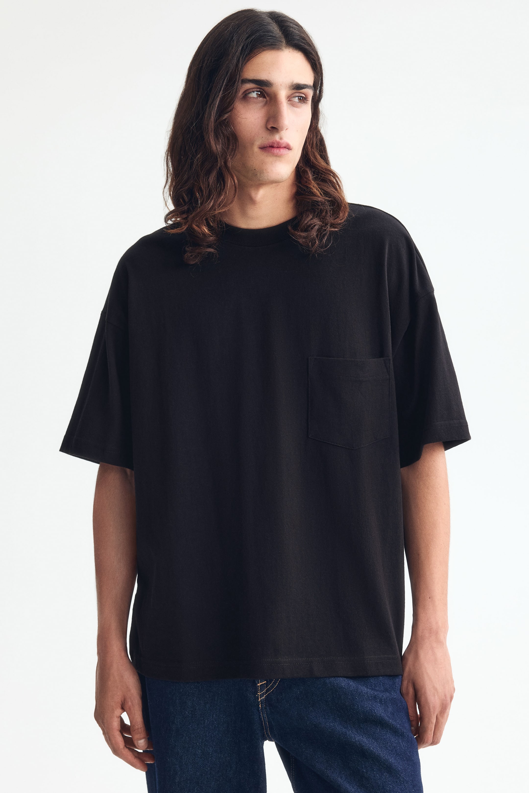 Мужские футболки H&M Oversized Cotton T-Shirt — фото 6