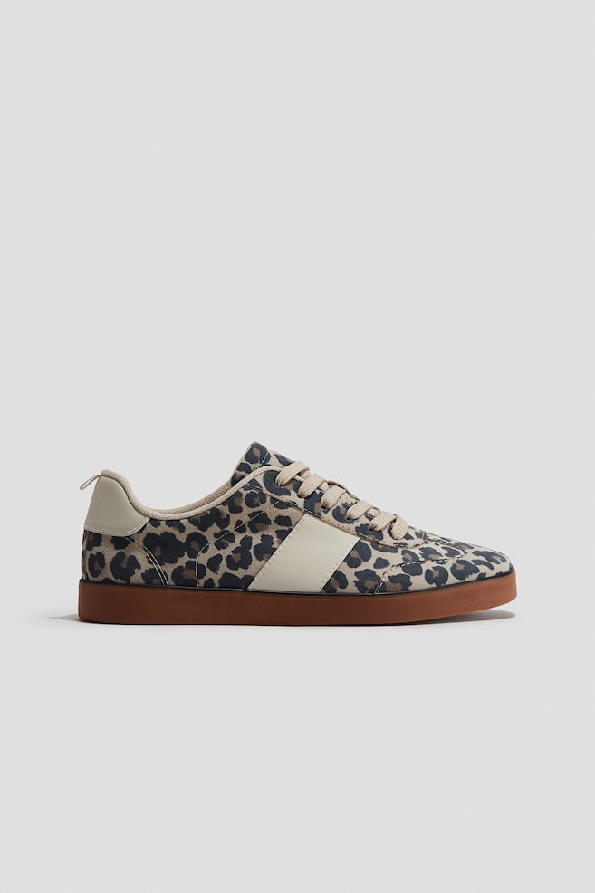 Sneakers - Beige/imprimé léopard/Rose/blanc/Rose clair/blanc - 1