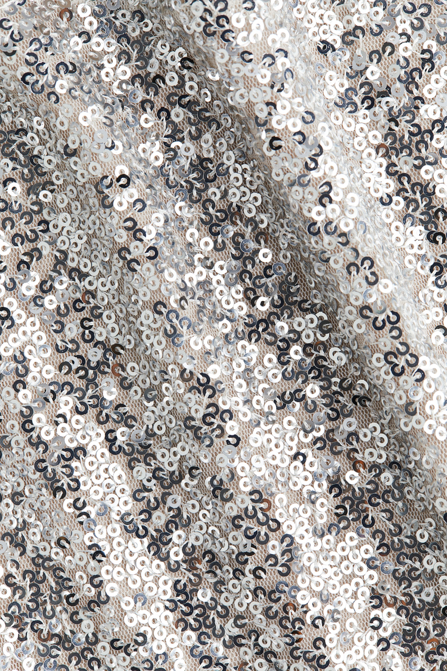 Haut péplum à sequins - Argenté/Rouge/Noir - 2