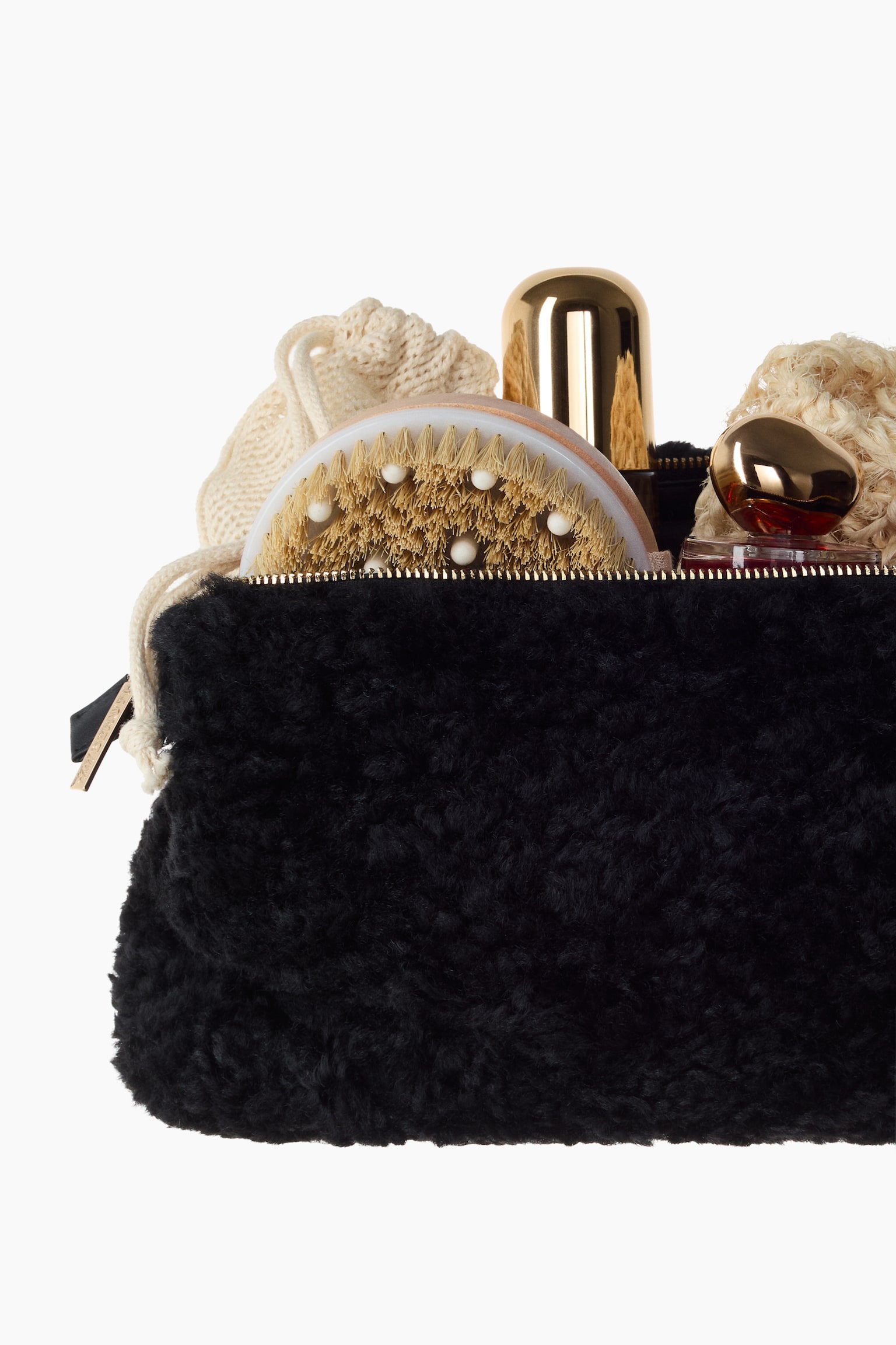 Wash bag - Black/Cream - 3