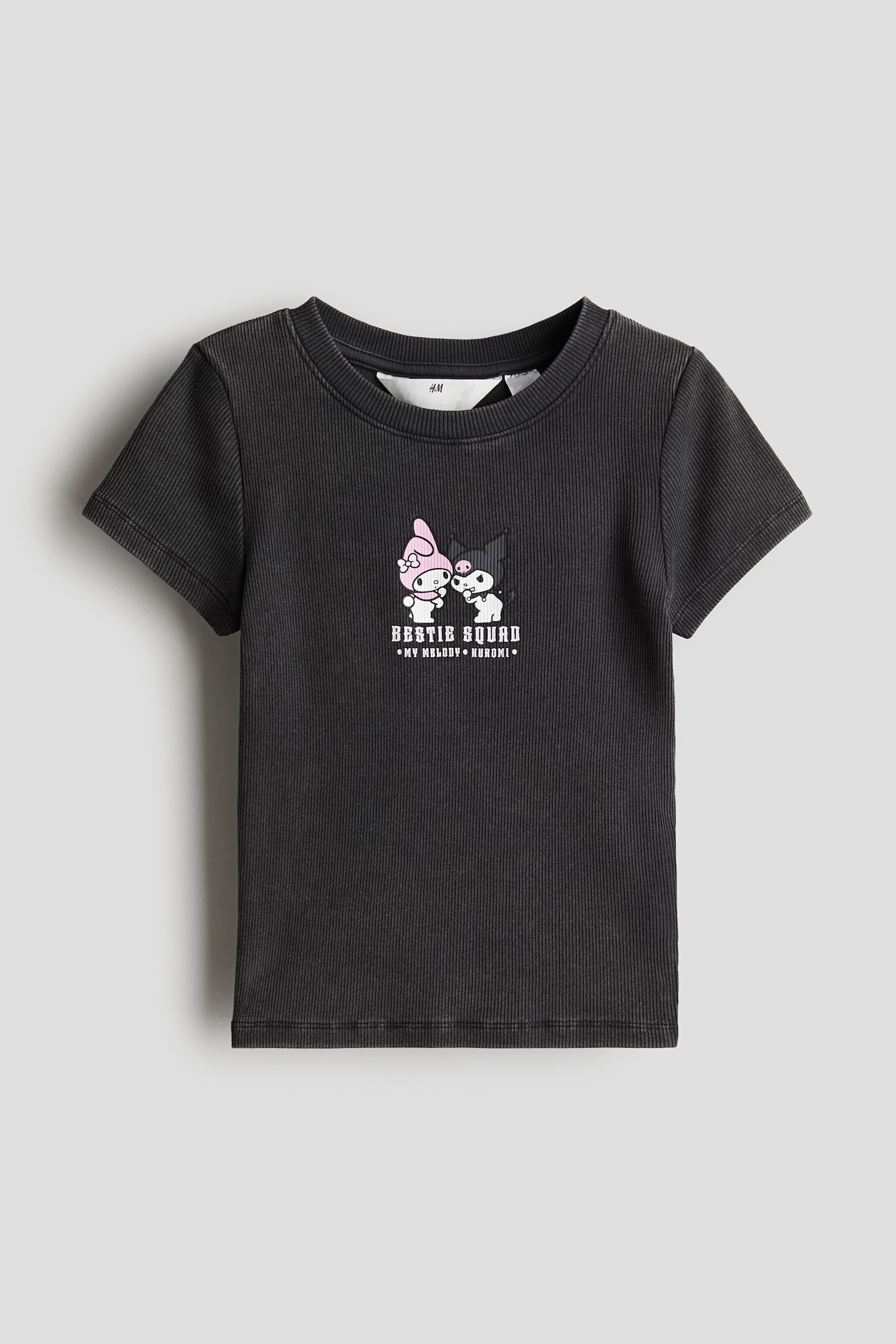 Printed T-shirt - Dark grey/Kuromi/Black/Olivia Rodrigo/Beige/Toy Story/Light beige/SmileyWorld®/Black/Snow White/Dark grey/Pokémon/White/Aristocats/Beige/Mickey Mouse - 1