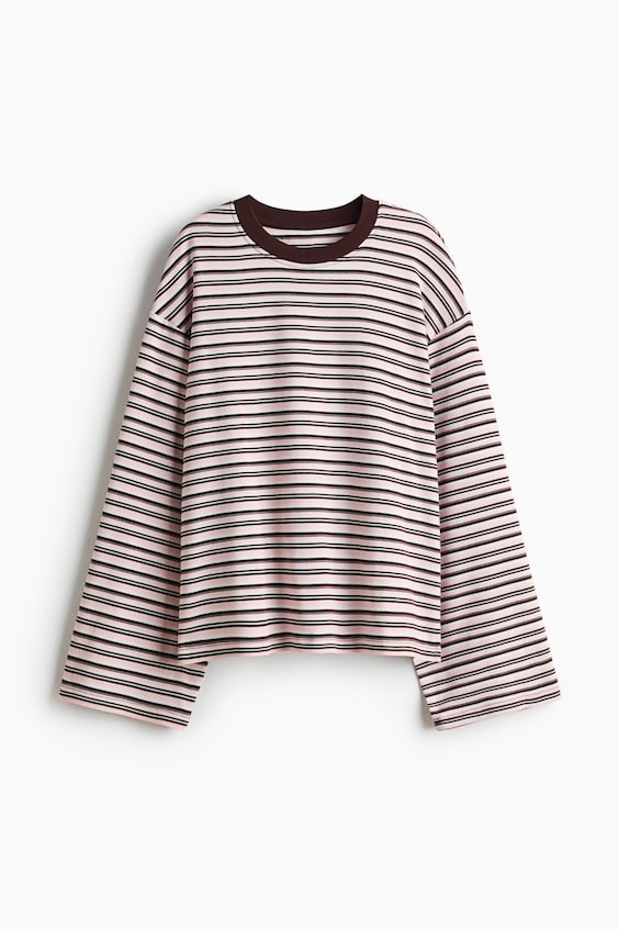 Long-Sleeved Cotton Top