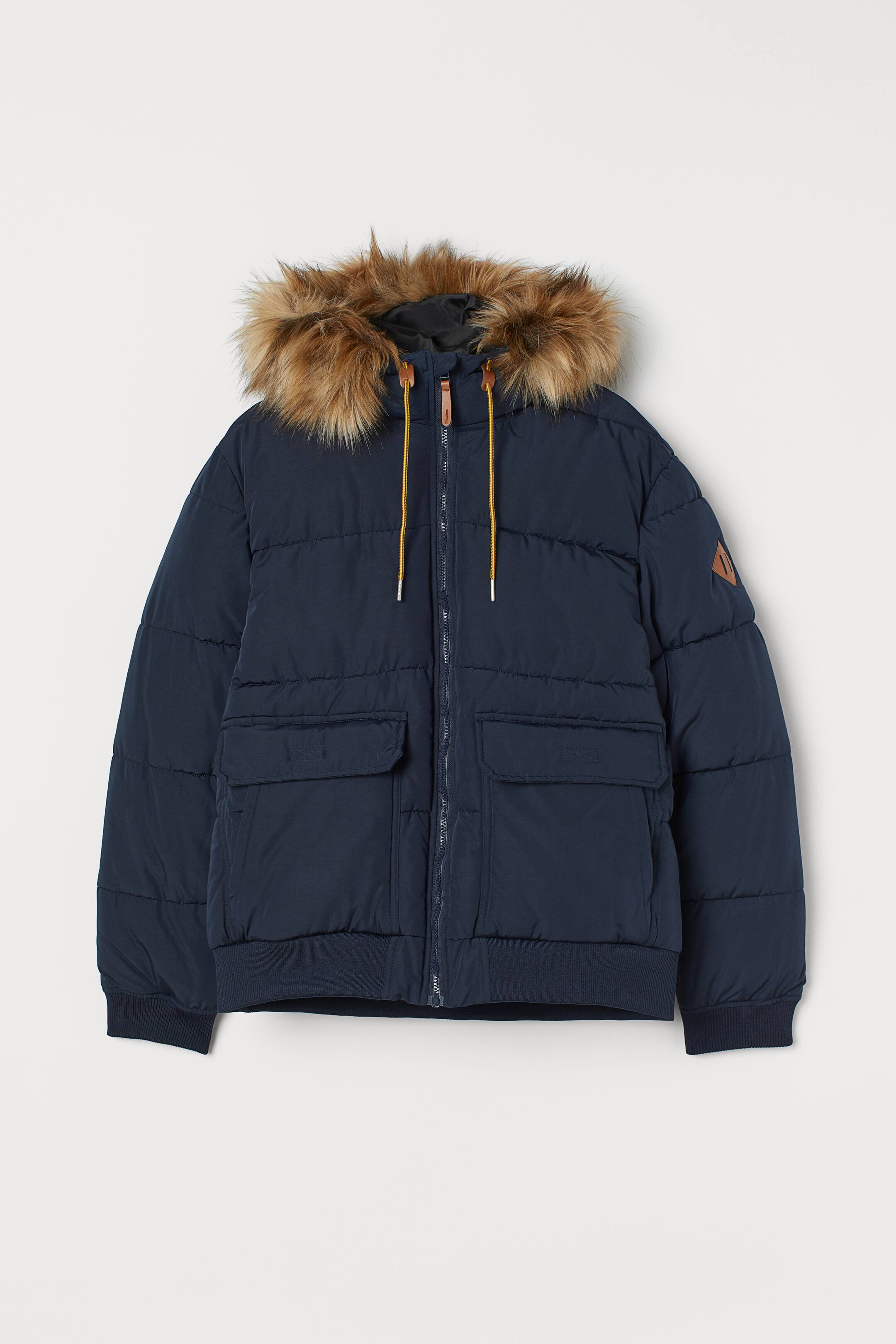 View larger image: Padded jacket - Dark blue - Men | H&M 1