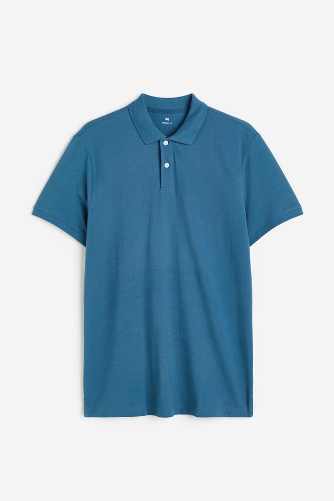 3-pack Regular Fit Polo shirts - White/Navy blue/White/Beige/Black - 3