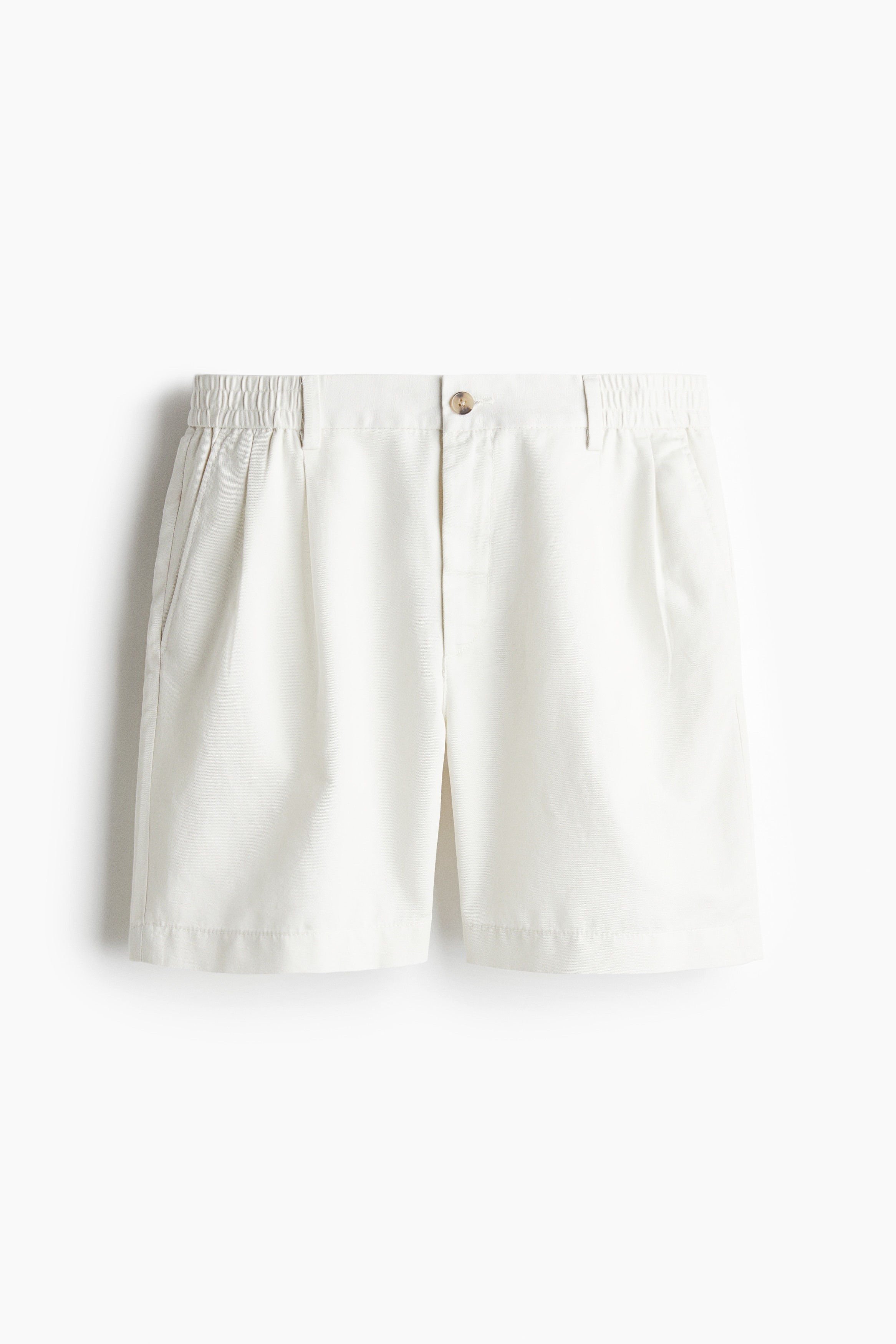 Calções chino Regular Fit - Branco/Bege