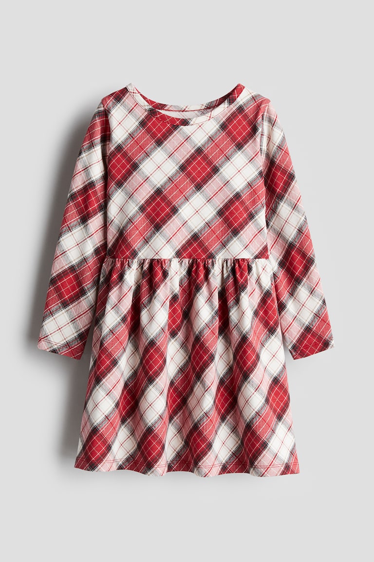 h&m red cotton dress Ladies - Brown Ruched Linen-Blend Dress - Size: S