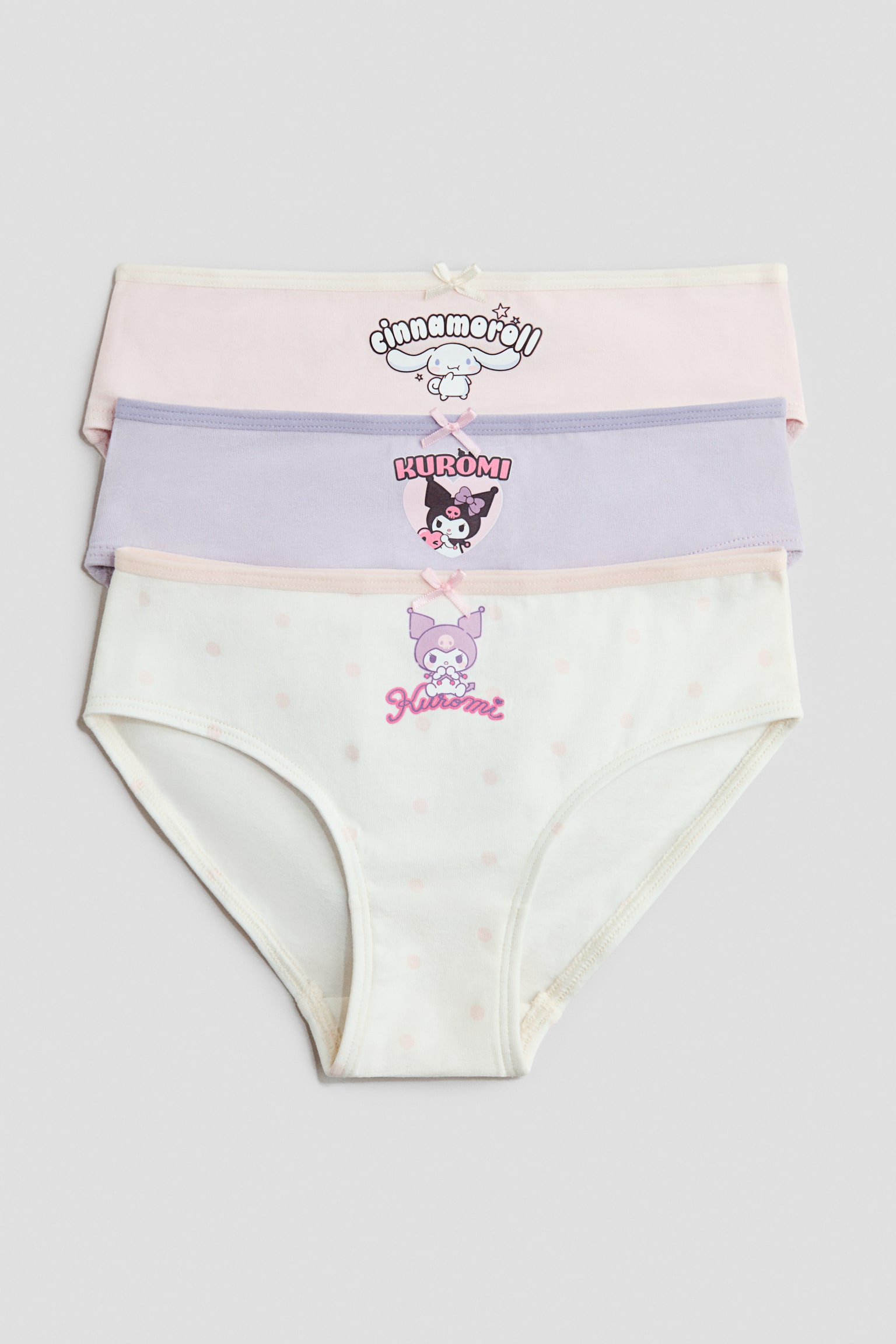 3-pack printed briefs - ライトパープル／サンリオ