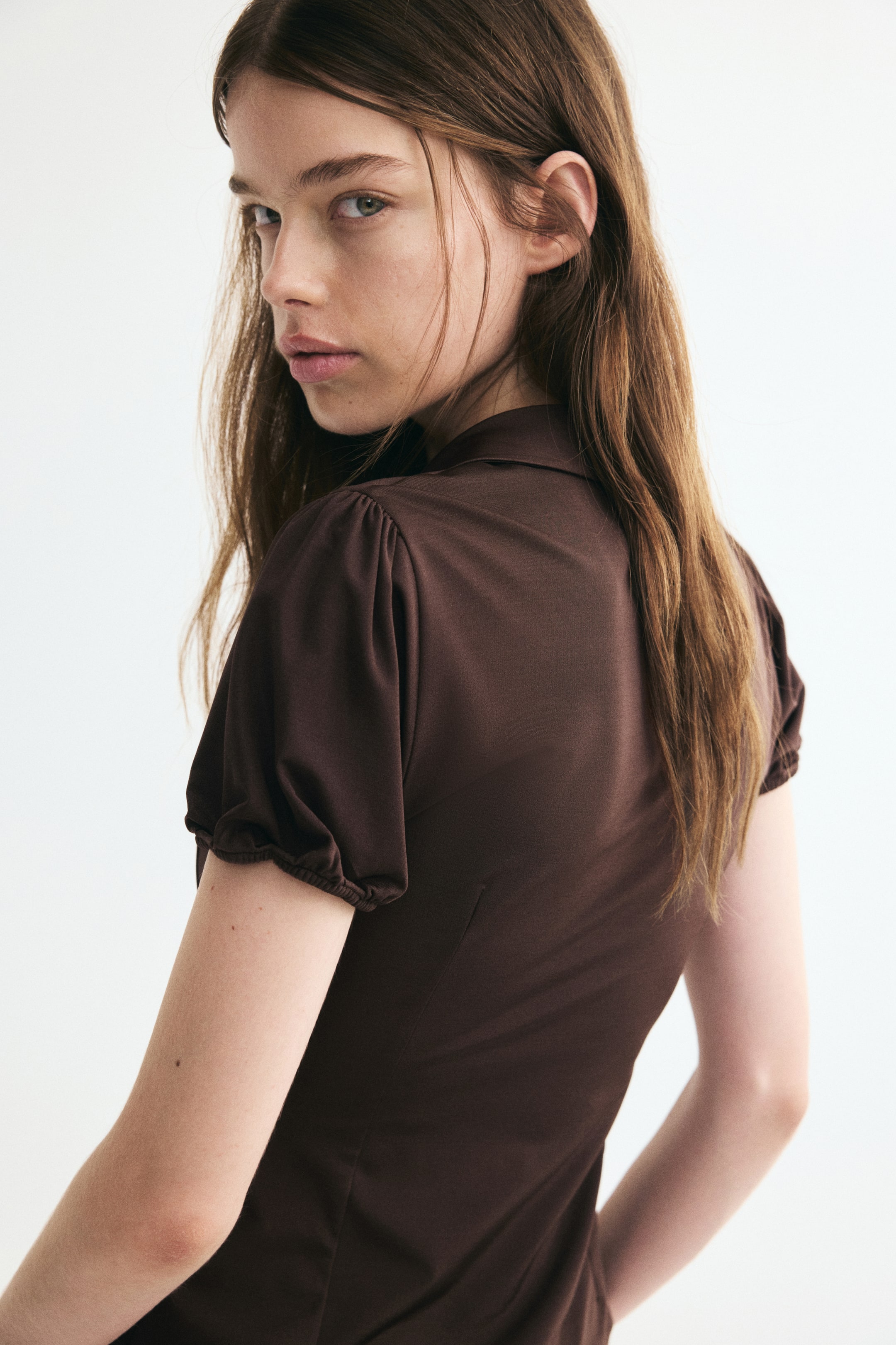 Puff-Sleeved Top