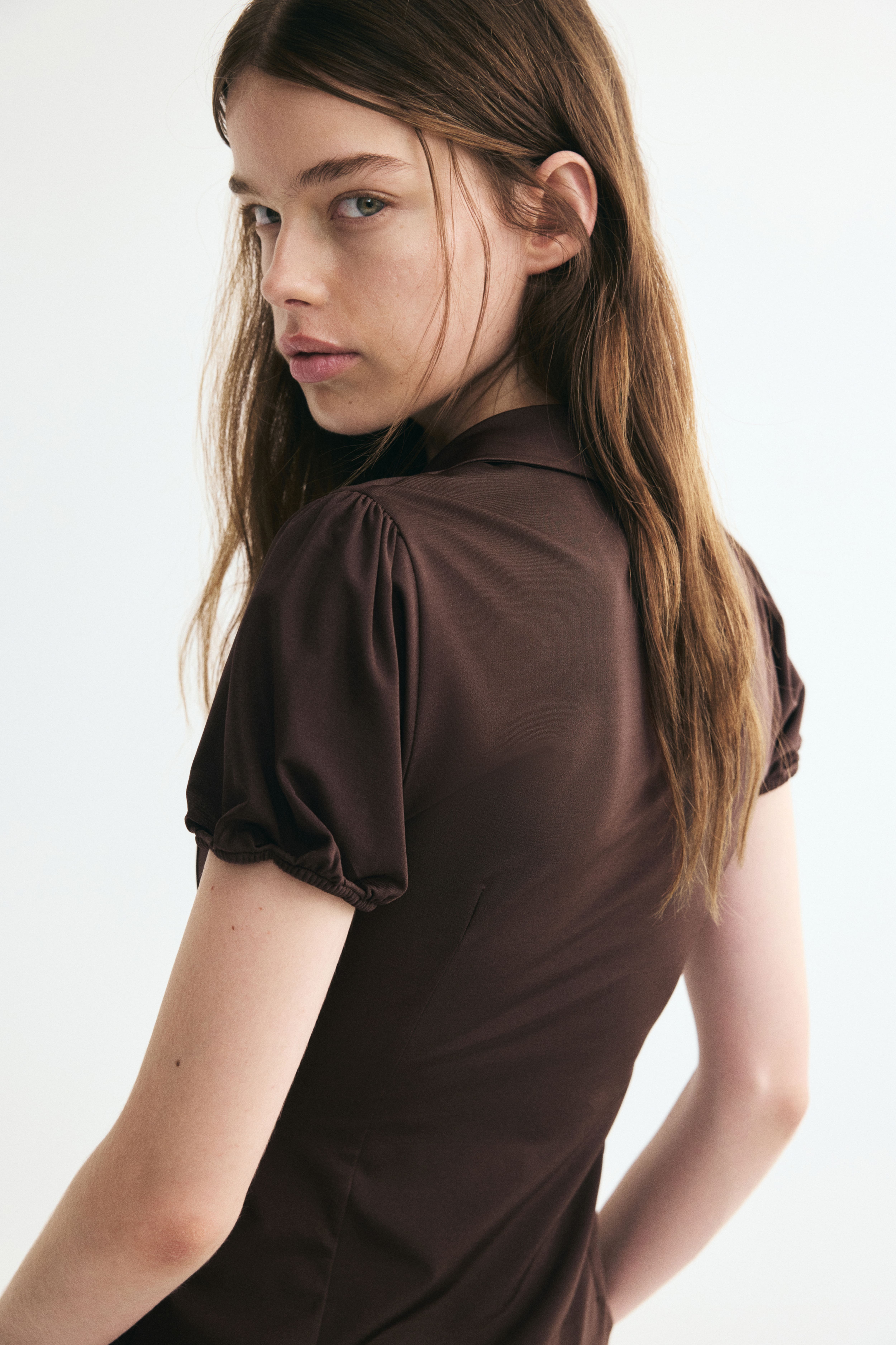 Puff-Sleeved Top