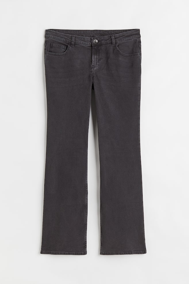 H&M+ Flare Low Jeans - Dark grey - 1
